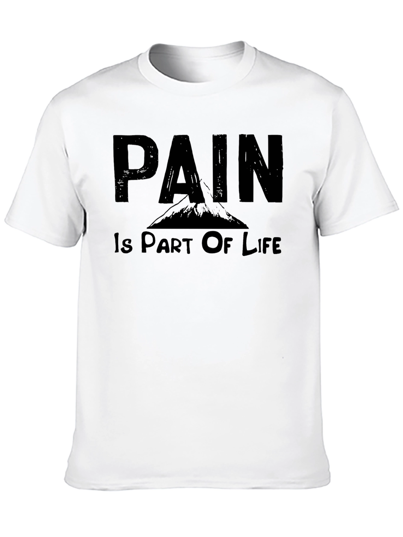 Pain is Part of Life Graphic Tee - Black