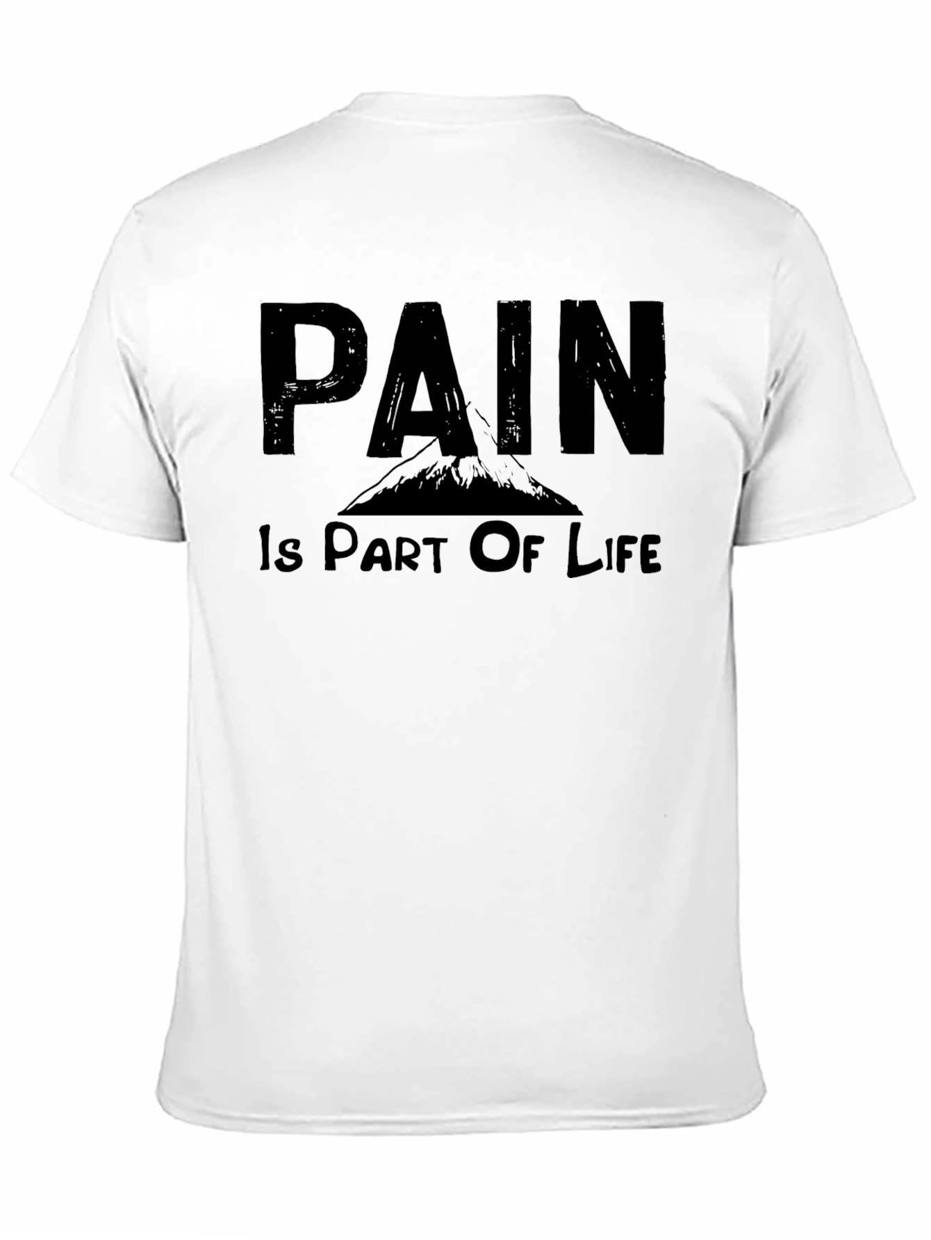 Pain is Part of Life Graphic Tee - Black
