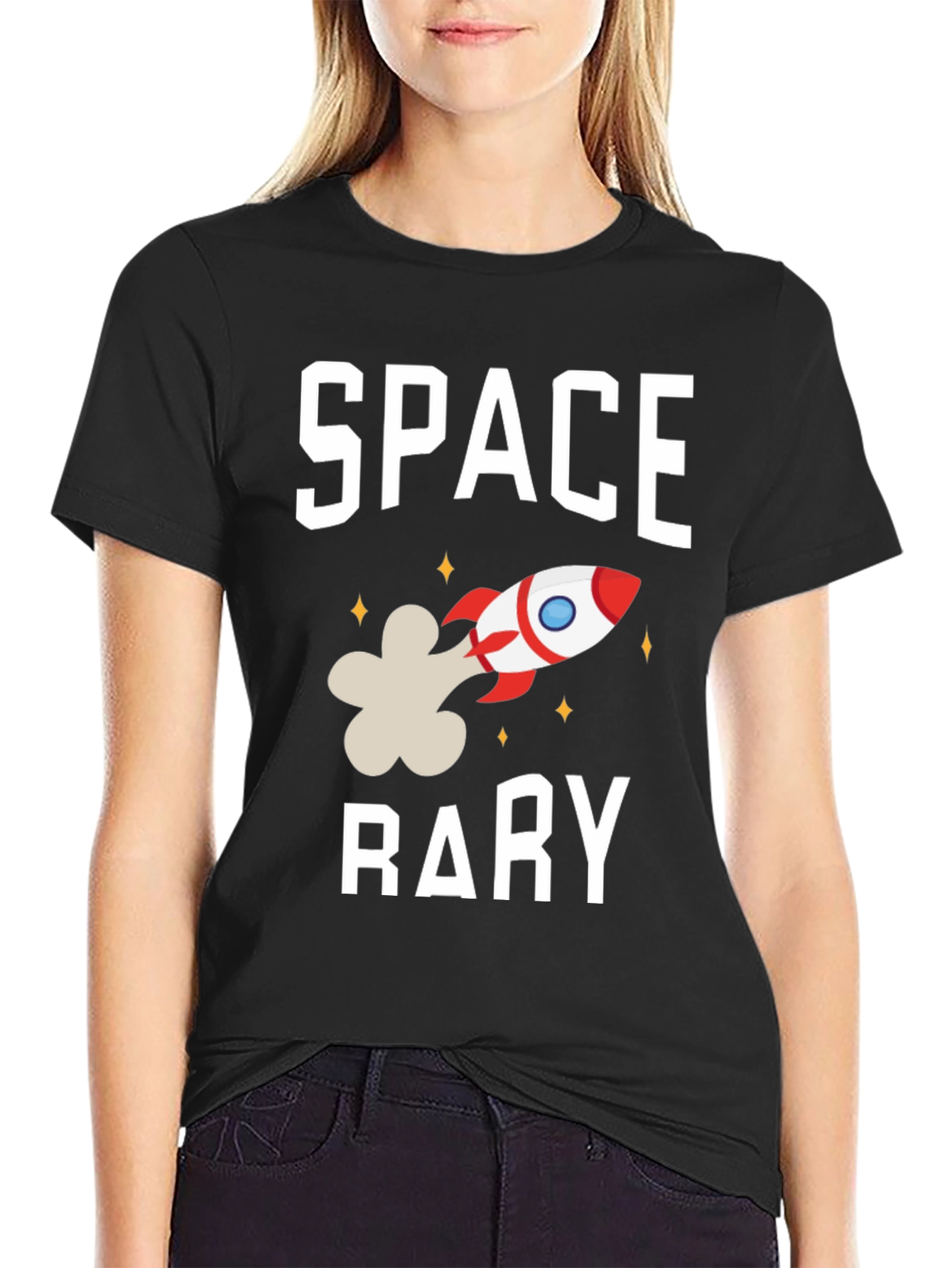 Space Rary Funny Graphic T-Shirt