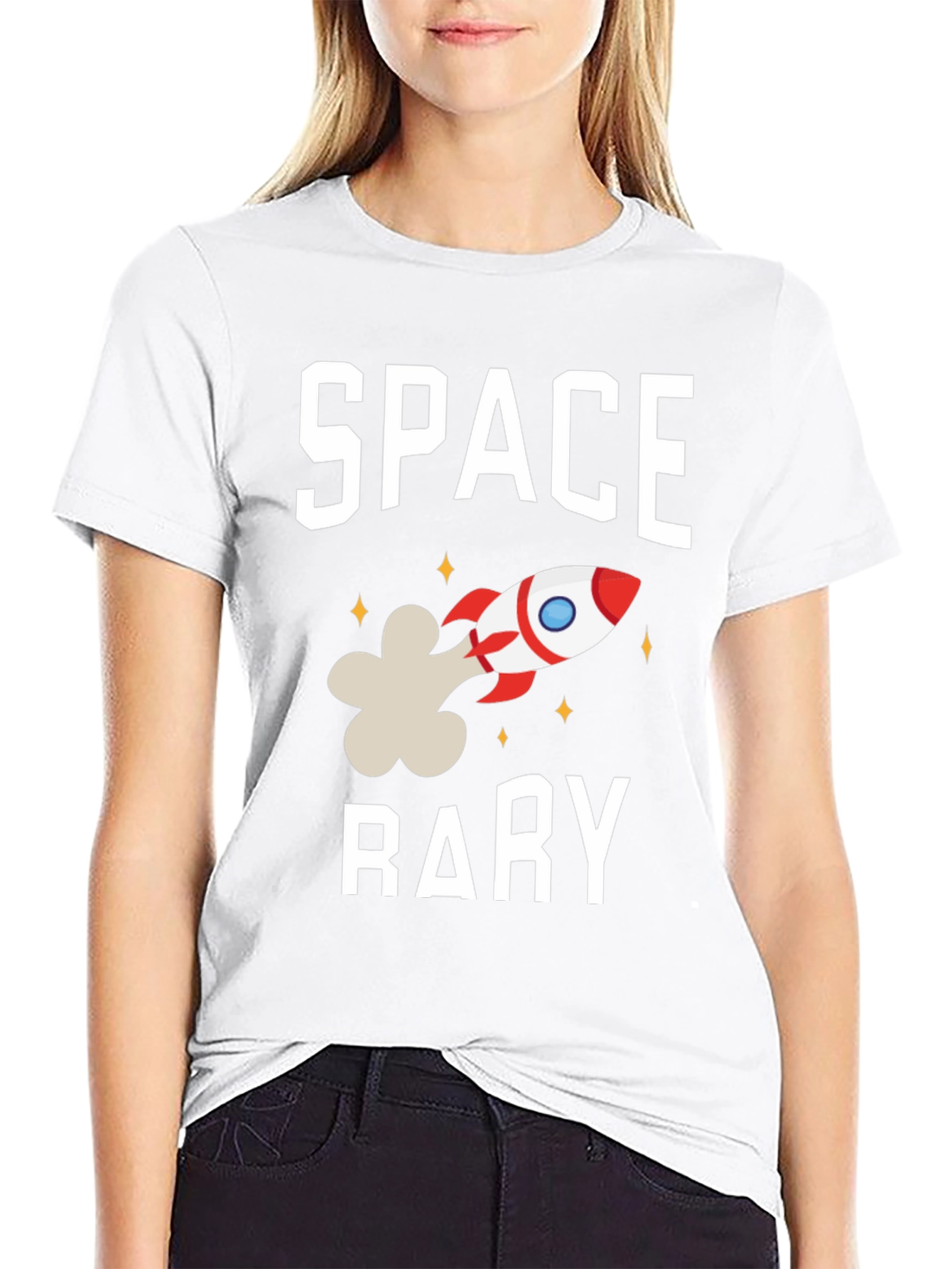 Space Rary Funny Graphic T-Shirt
