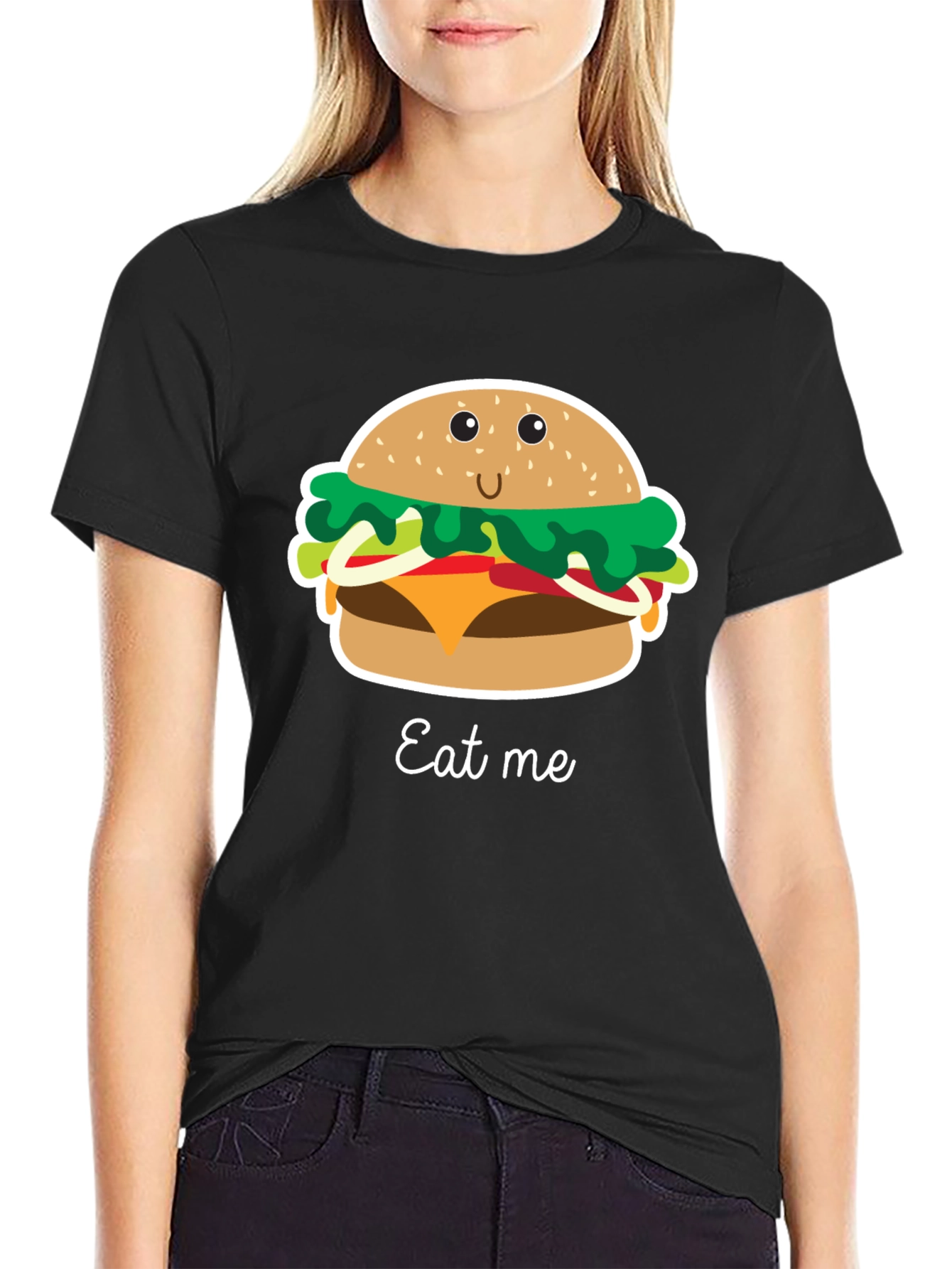 Eat Me Burger Graphic Tee