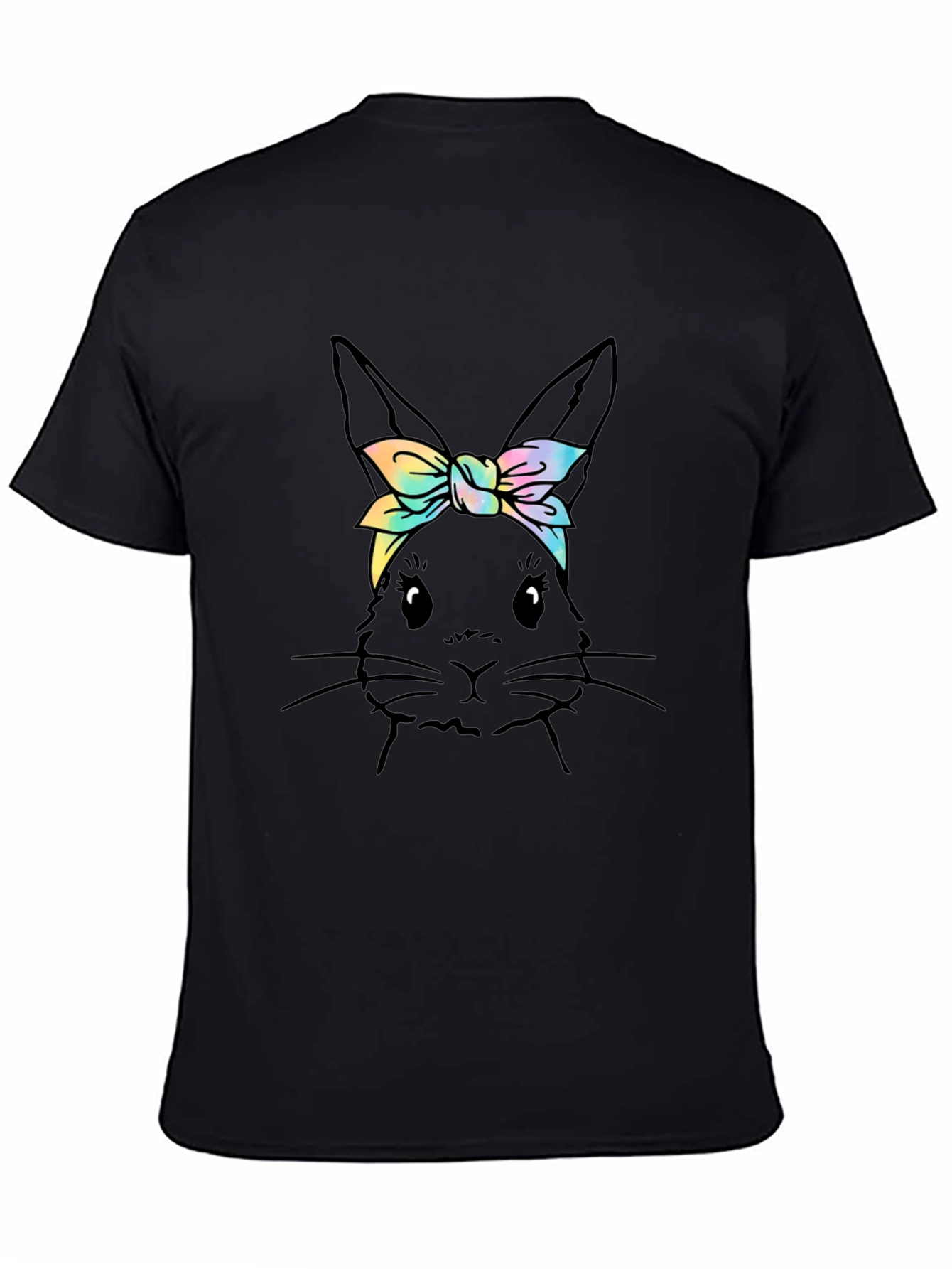 Bunny Tie Dye Headband Graphic Tee