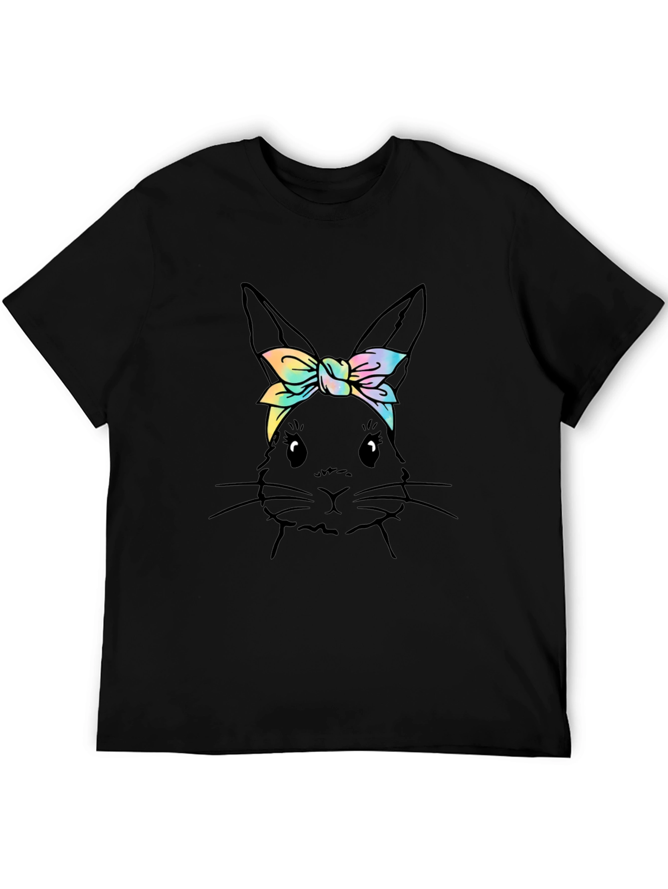Bunny Tie Dye Headband Graphic Tee