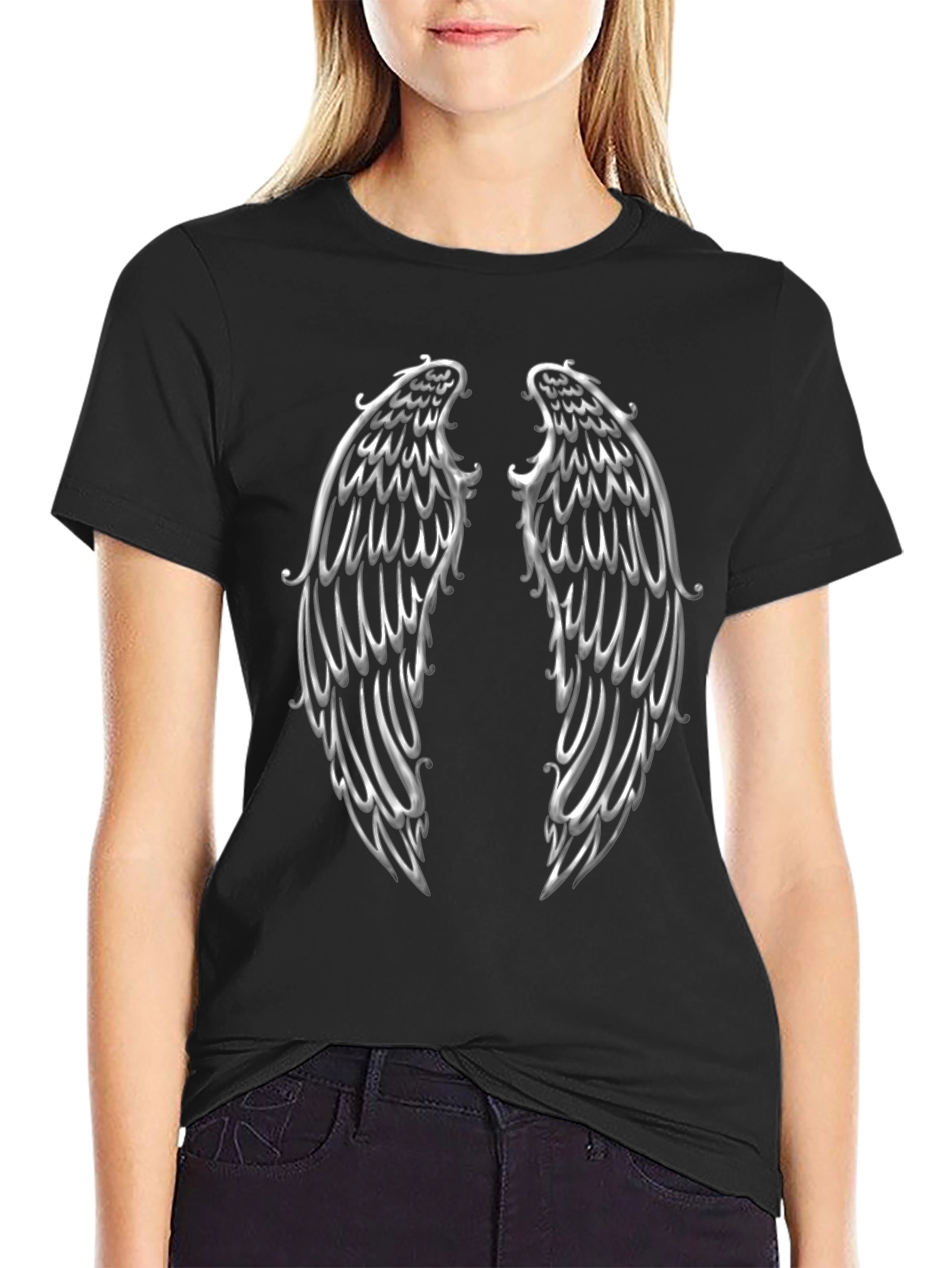 Winged Graphic Print Tee
