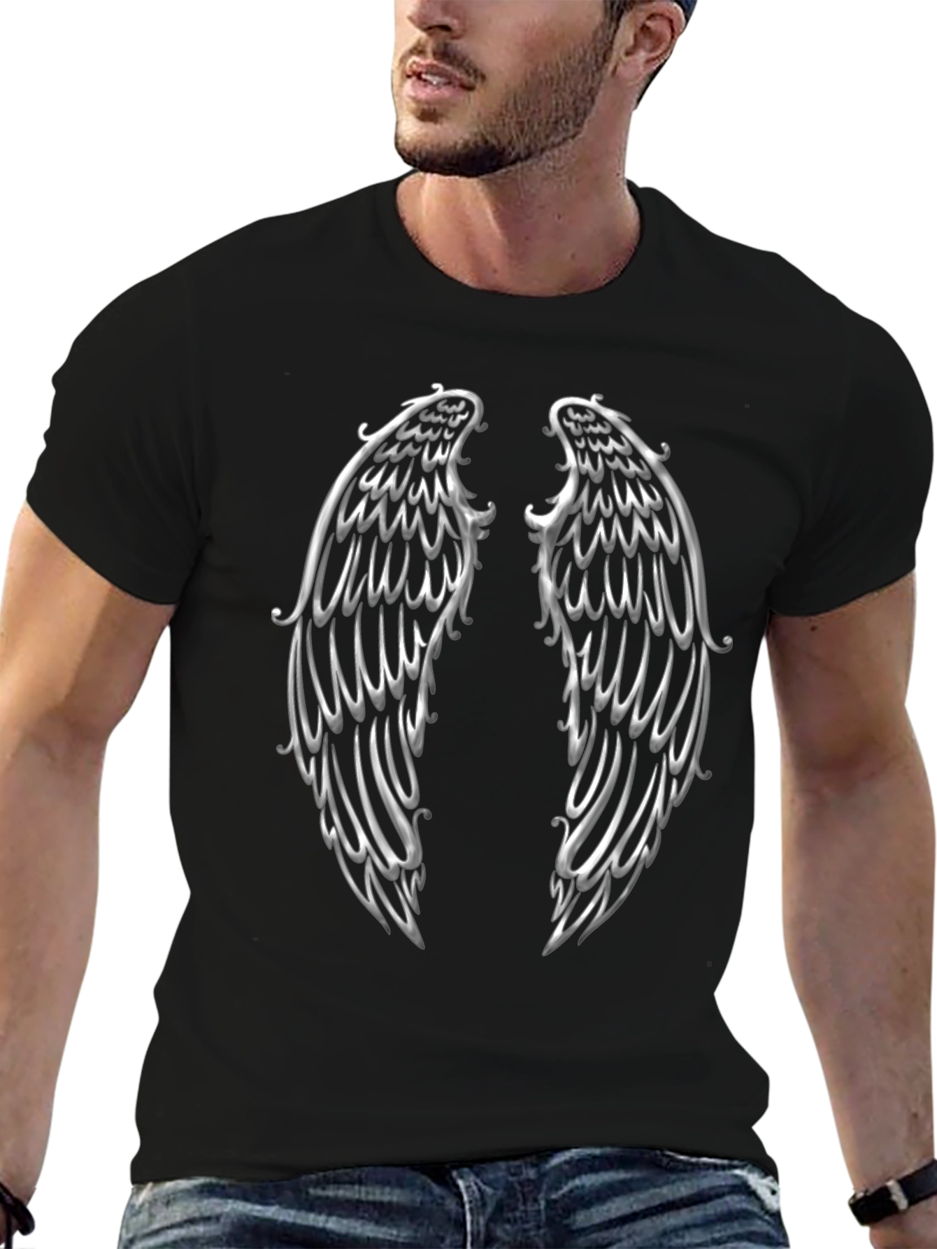 Winged Graphic Print Tee