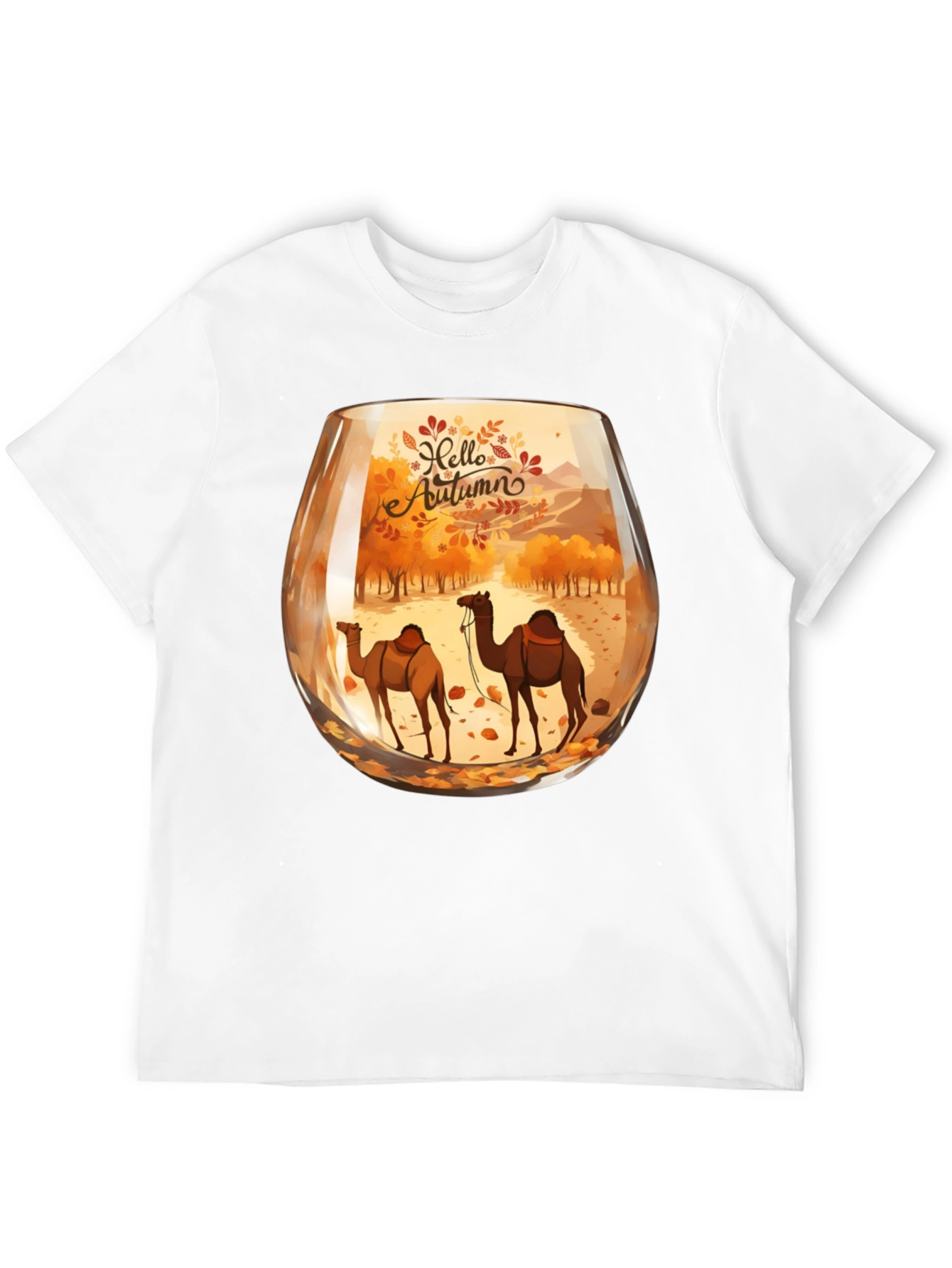 Autumn Camel Graphic Tee