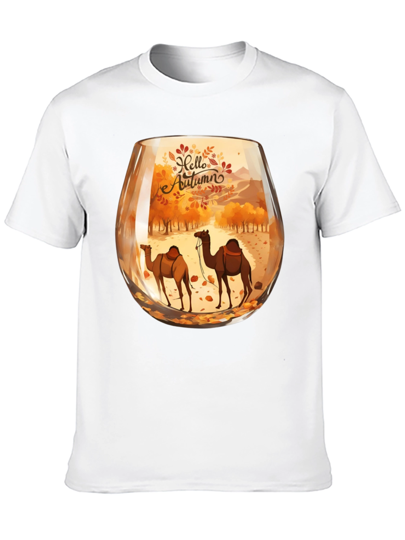Autumn Camel Graphic Tee