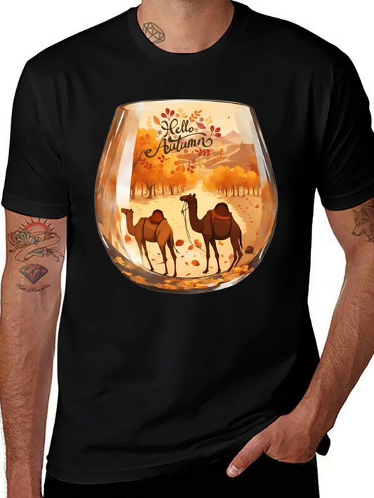 Autumn Camel Graphic Tee