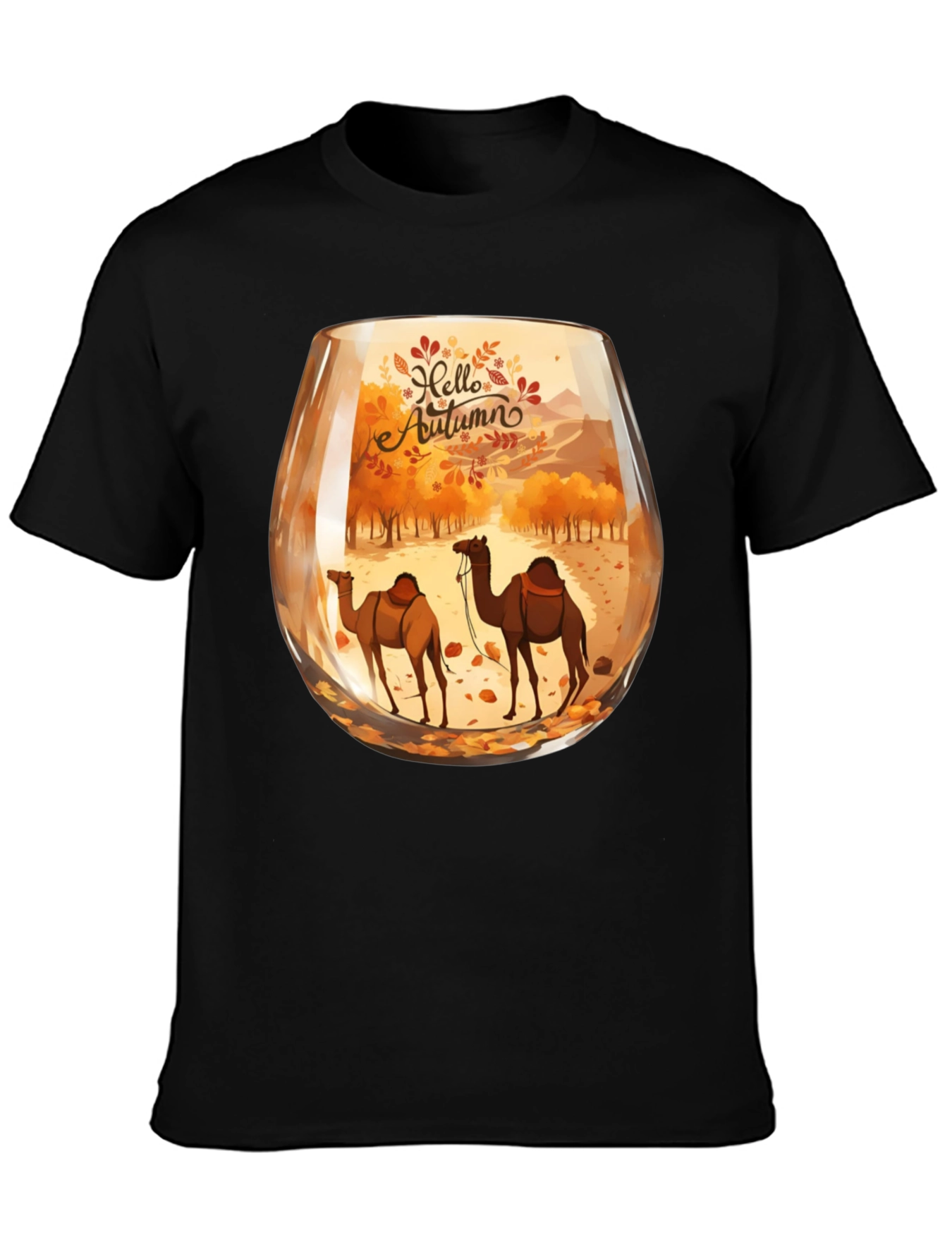 Autumn Camel Graphic Tee