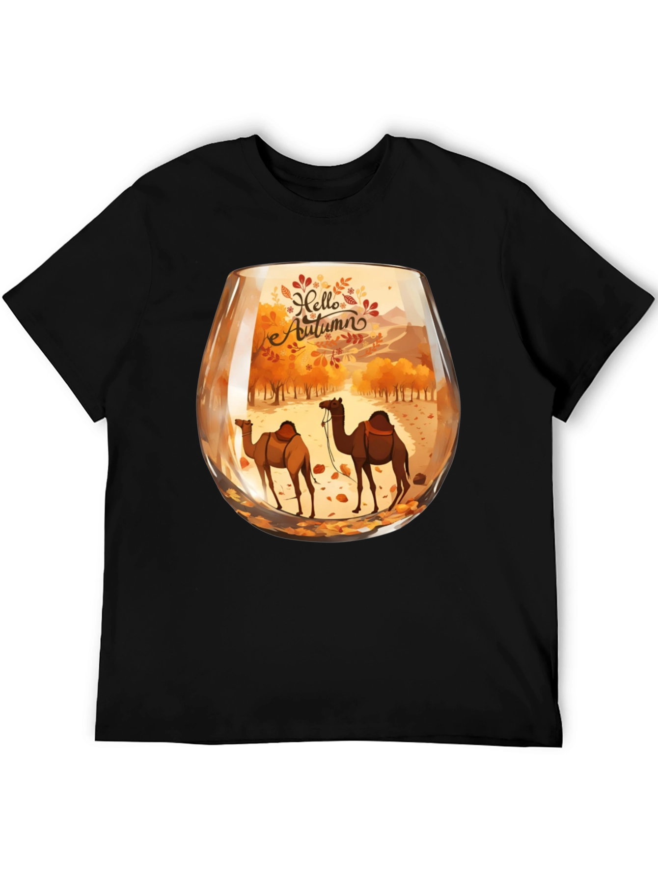 Autumn Camel Graphic Tee