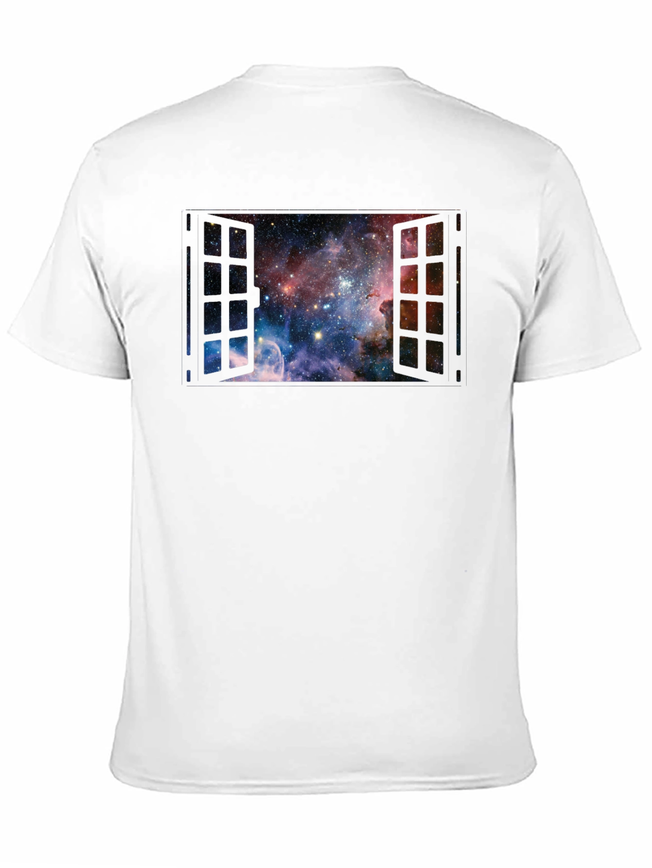 Space Window T-Shirt - Galaxy View
