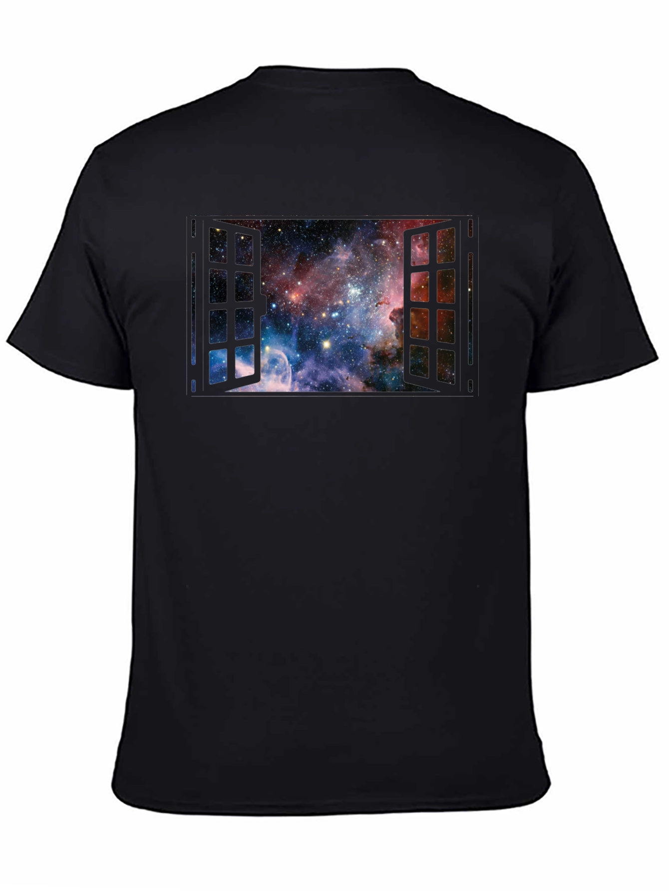 Space Window T-Shirt - Galaxy View