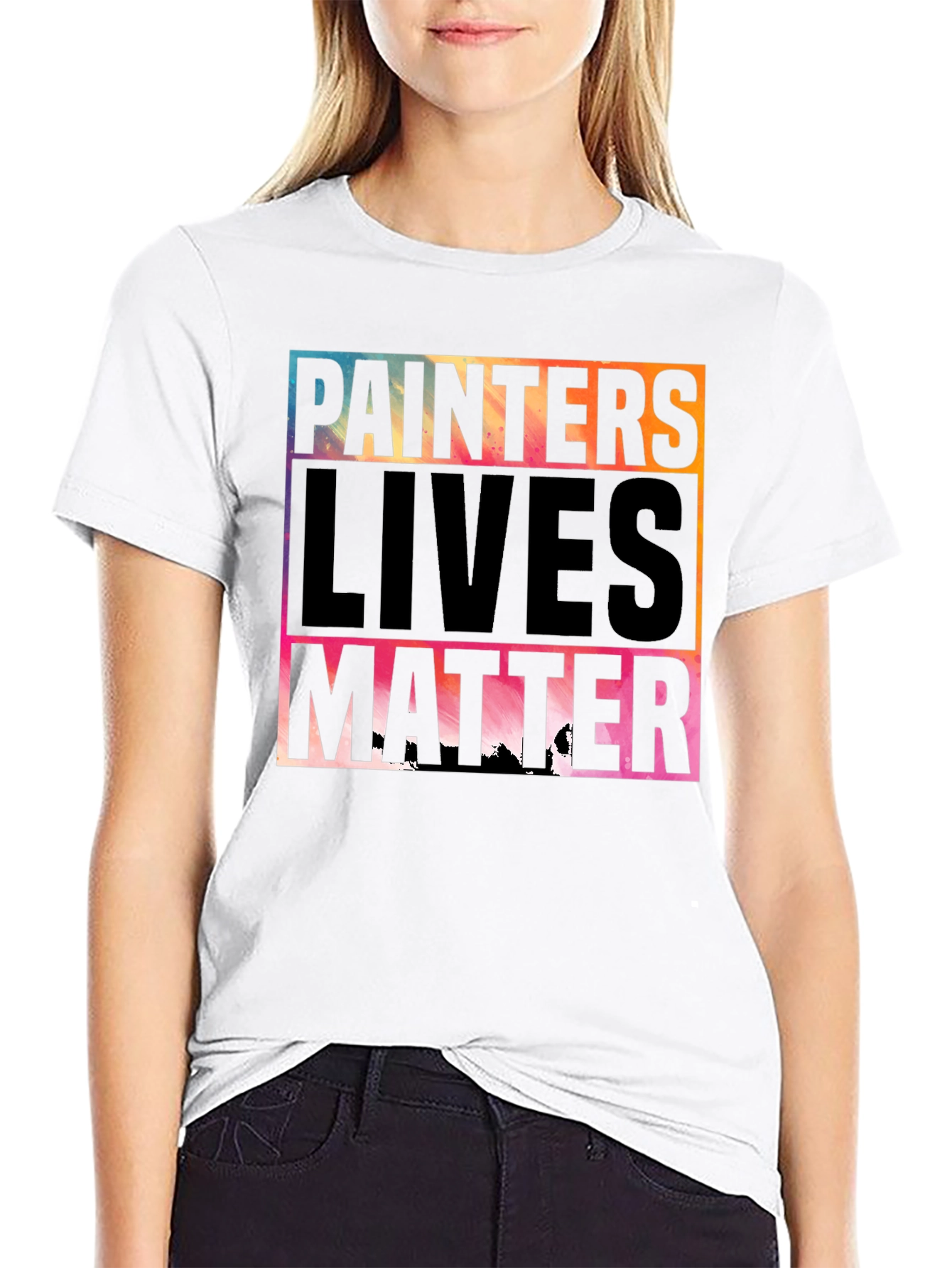 Painters Lives Matter Graphic T-Shirt