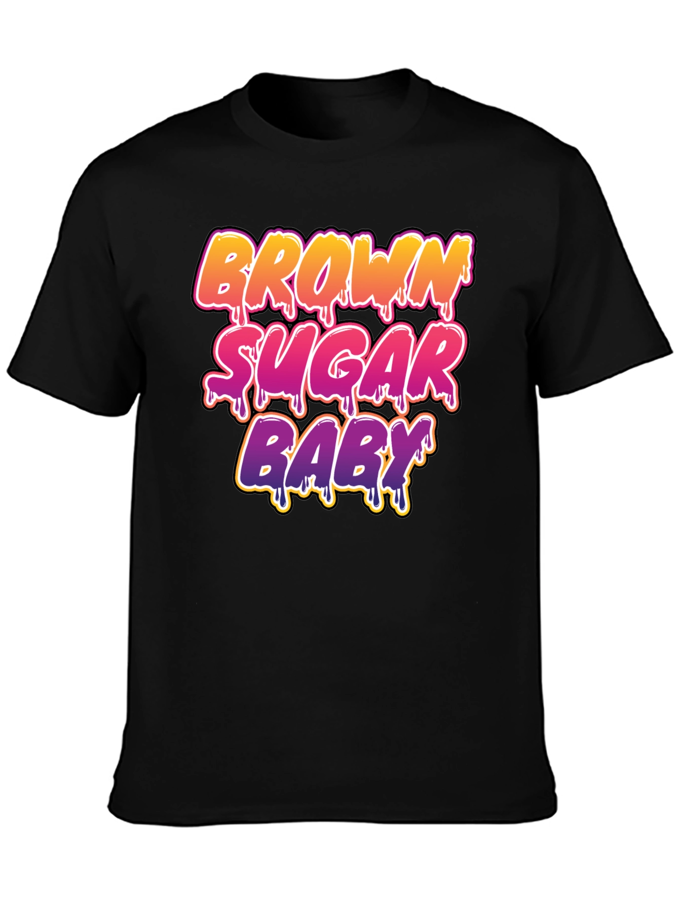 Brown Sugar Baby Graphic Tee - Trendy Unisex T-Shirt