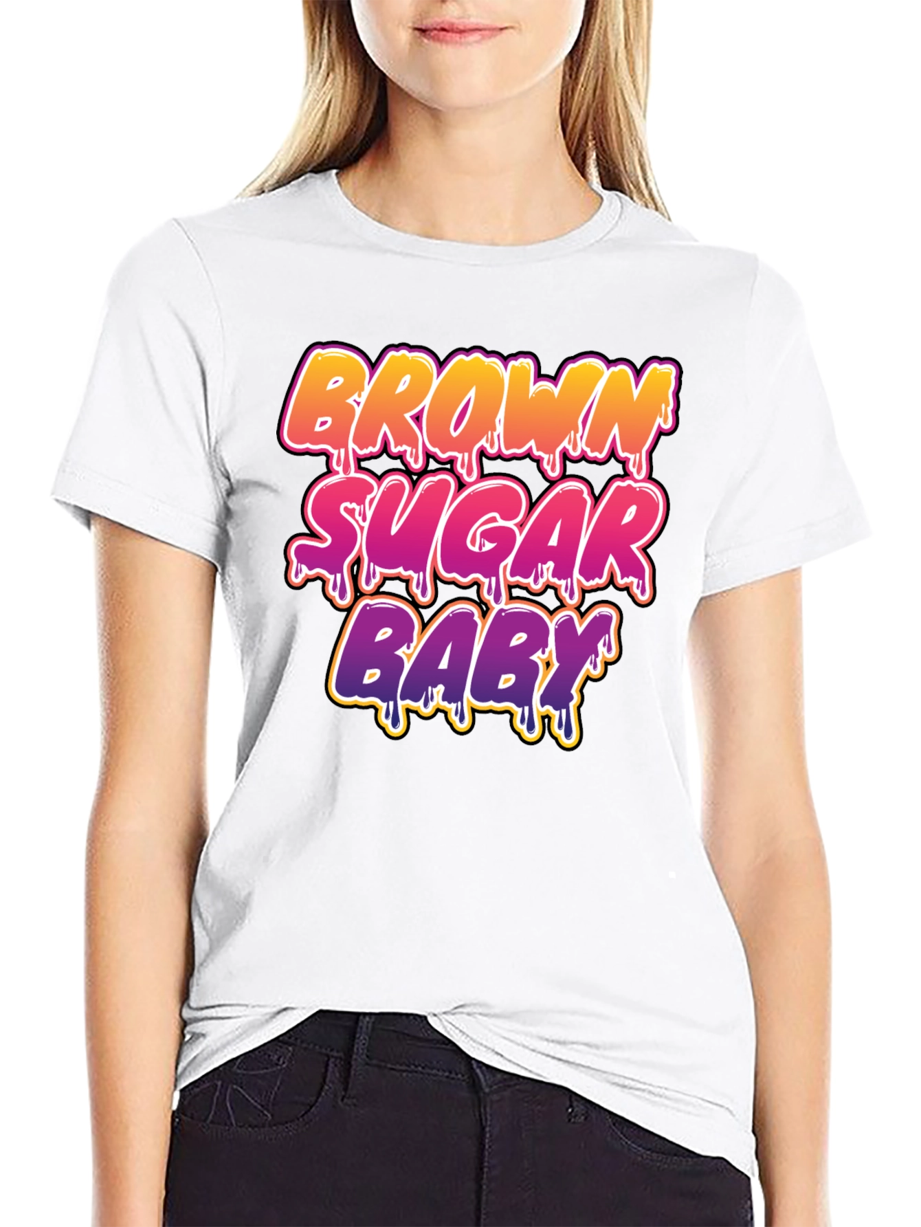 Brown Sugar Baby Graphic Tee - Trendy Unisex T-Shirt