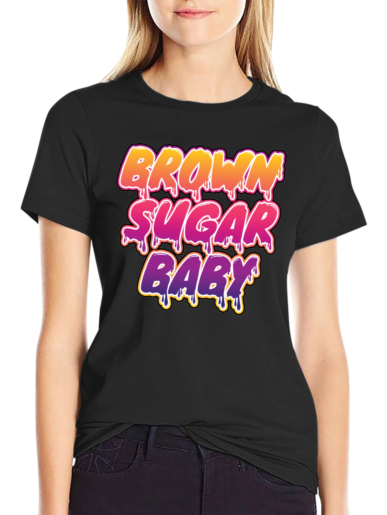 Brown Sugar Baby Graphic Tee - Trendy Unisex T-Shirt