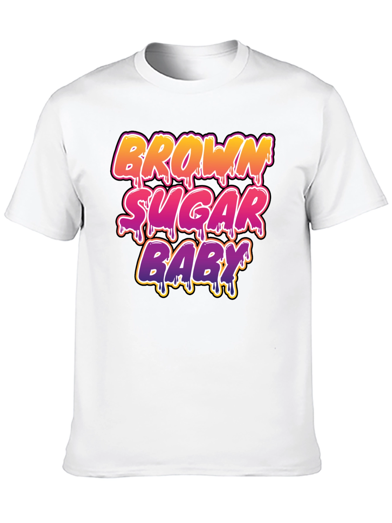 Brown Sugar Baby Graphic Tee - Trendy Unisex T-Shirt