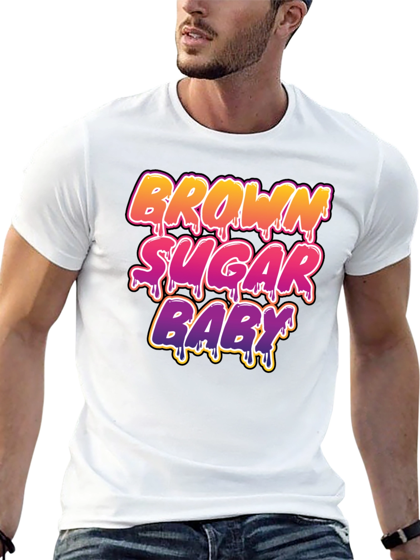 Brown Sugar Baby Graphic Tee - Trendy Unisex T-Shirt