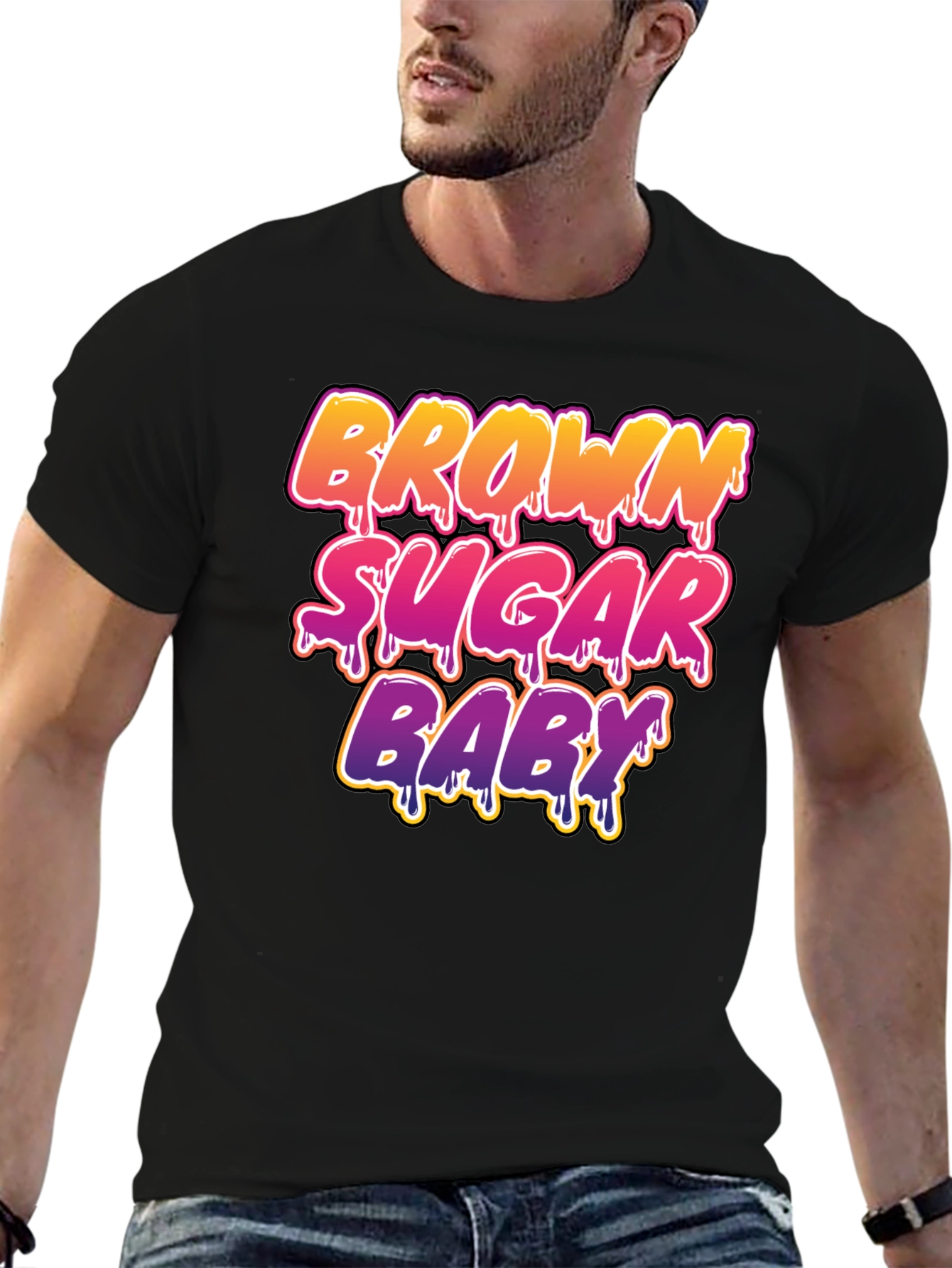 Brown Sugar Baby Graphic Tee - Trendy Unisex T-Shirt