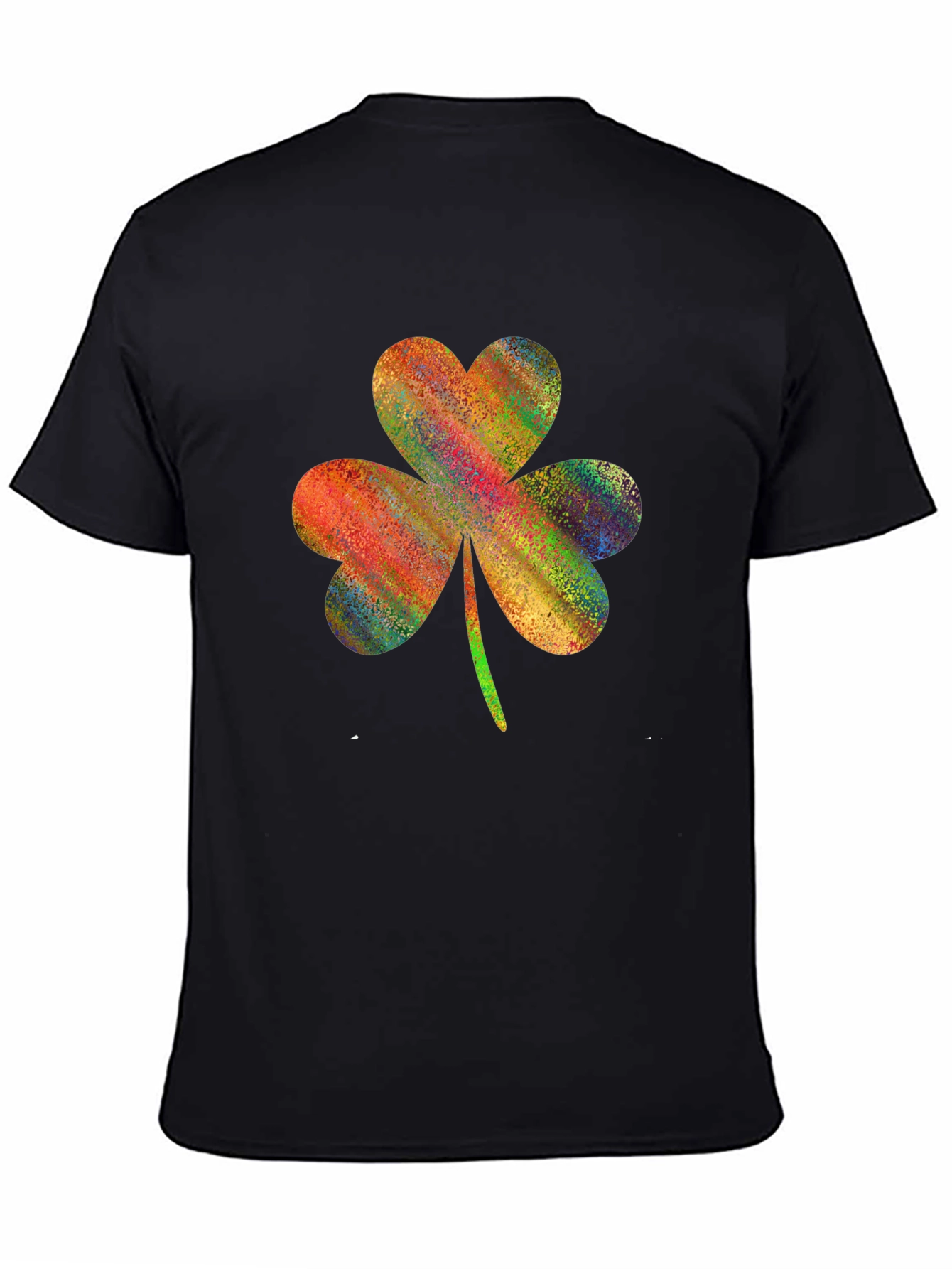 Colorful Shamrock Graphic T-Shirt