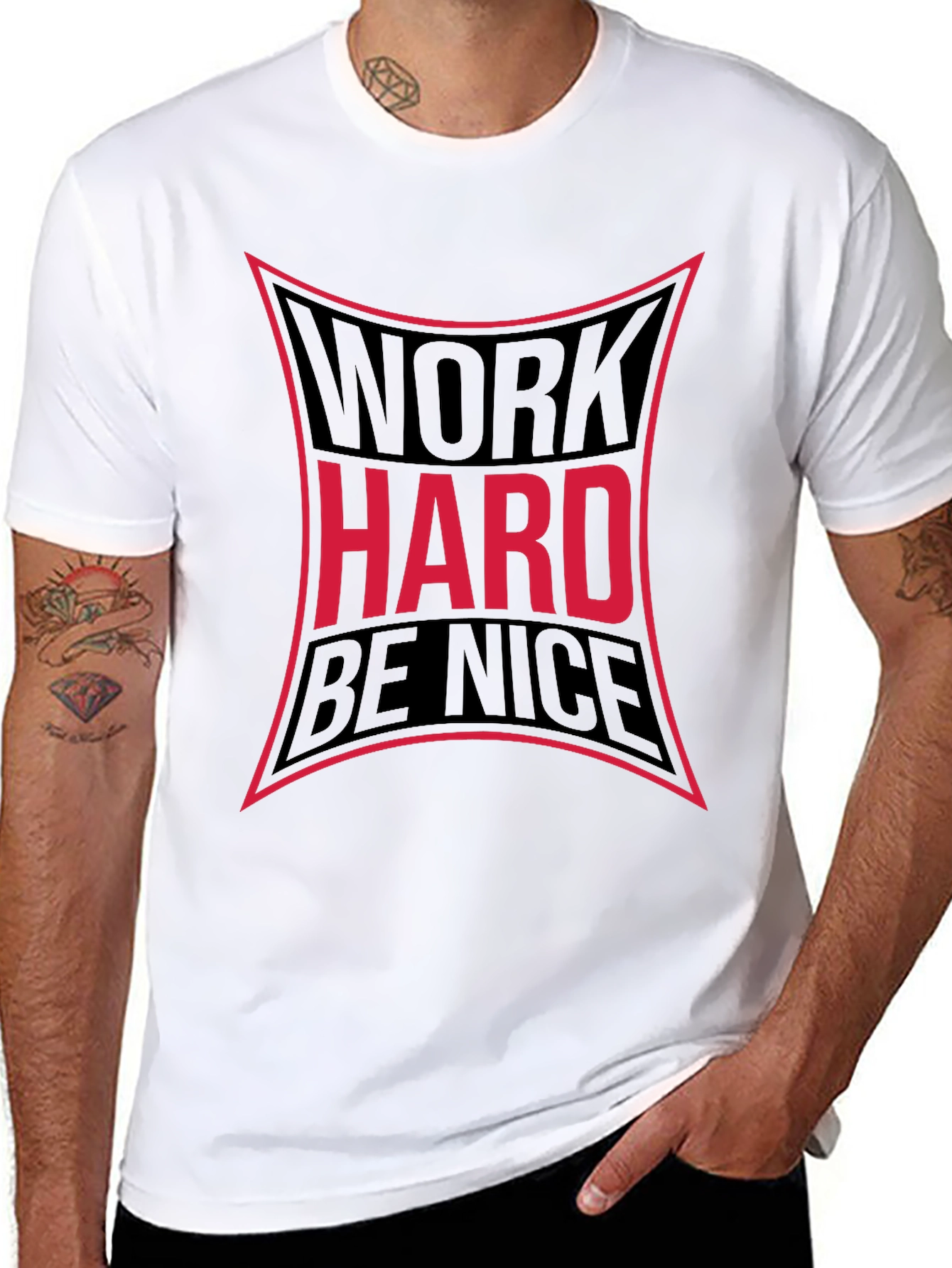 Work Hard Be Nice Graphic Tee