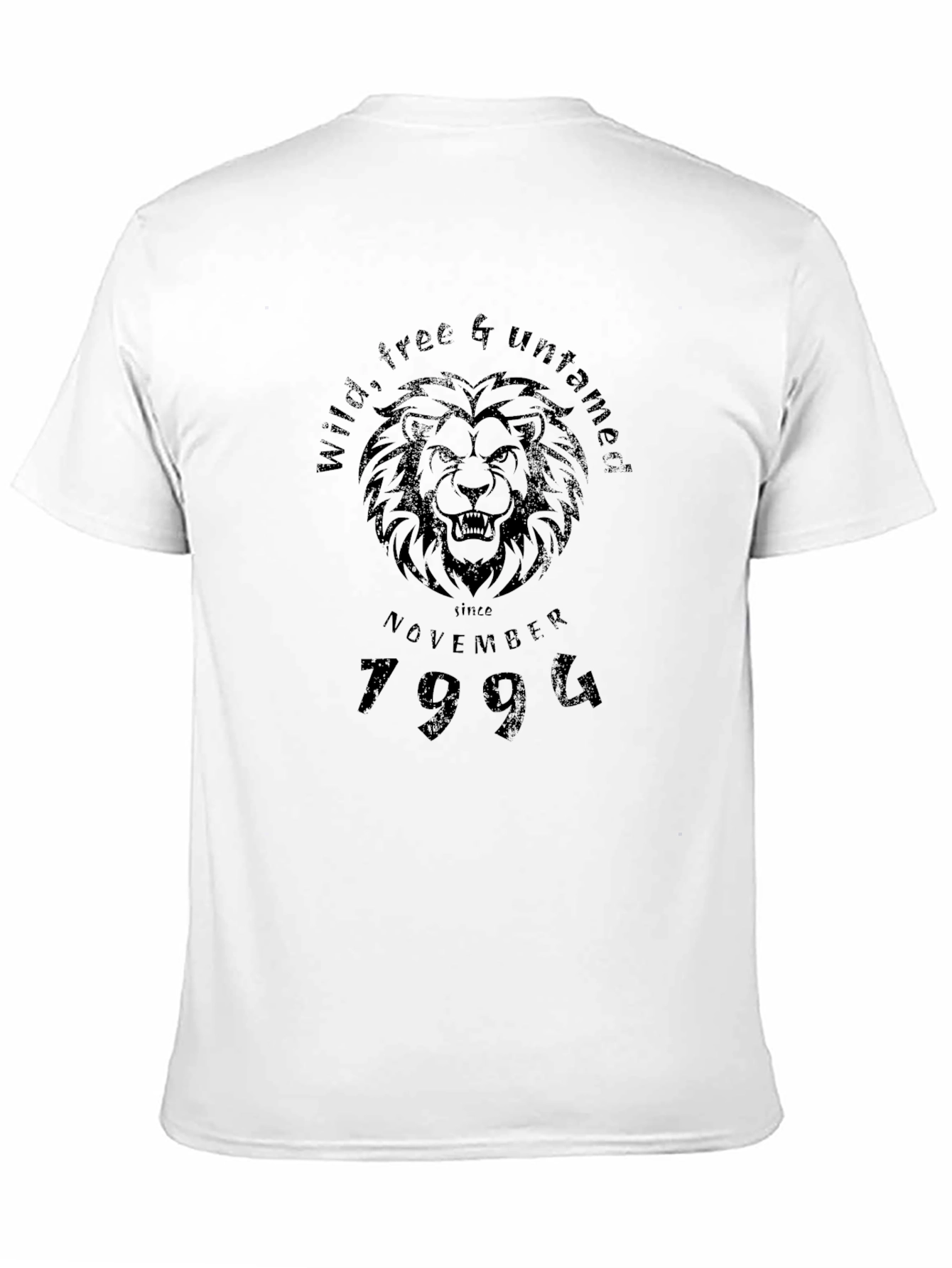 Wild Free Untamed Lion Graphic Tee - November 1994