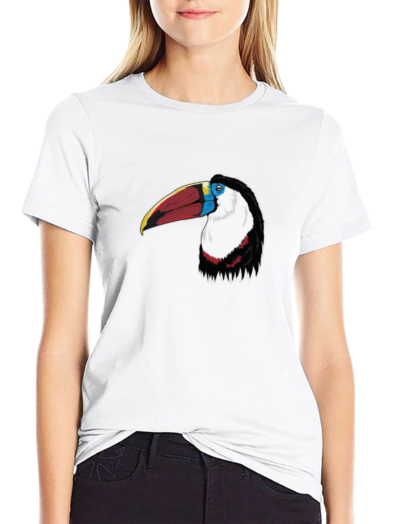 Toucan Graphic T-Shirt - Mens Black Tee