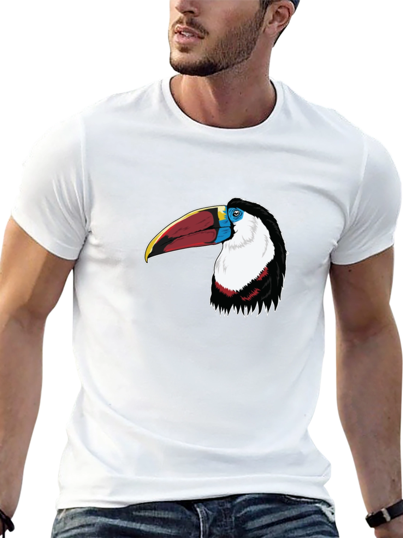 Toucan Graphic T-Shirt - Mens Black Tee