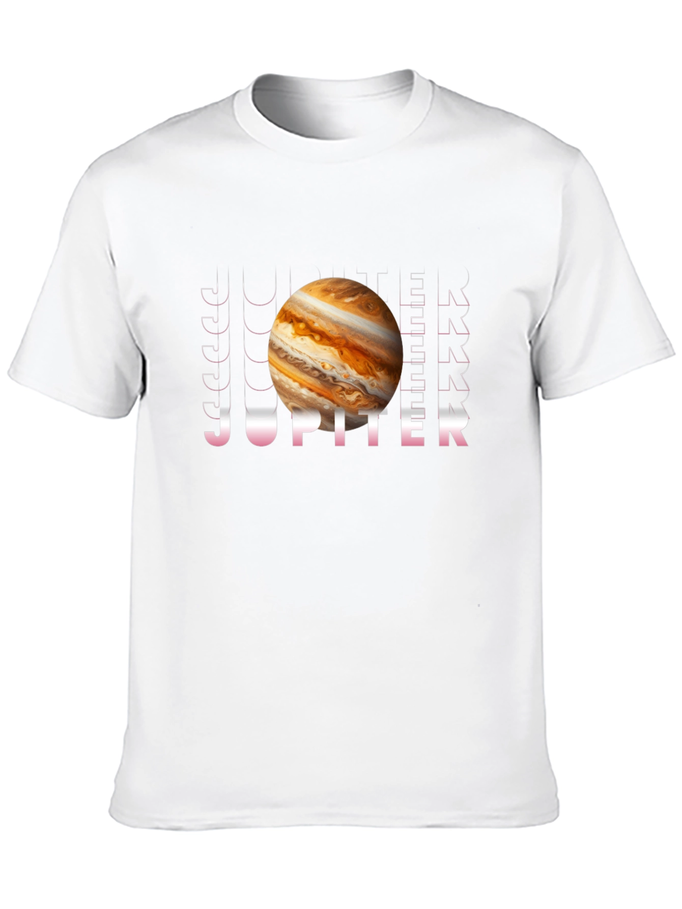 Jupiter Planet Graphic Black T-Shirt