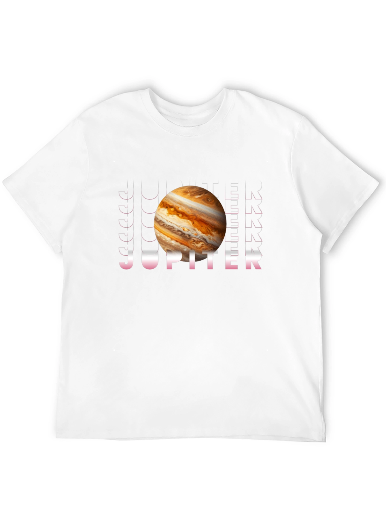 Jupiter Planet Graphic Black T-Shirt