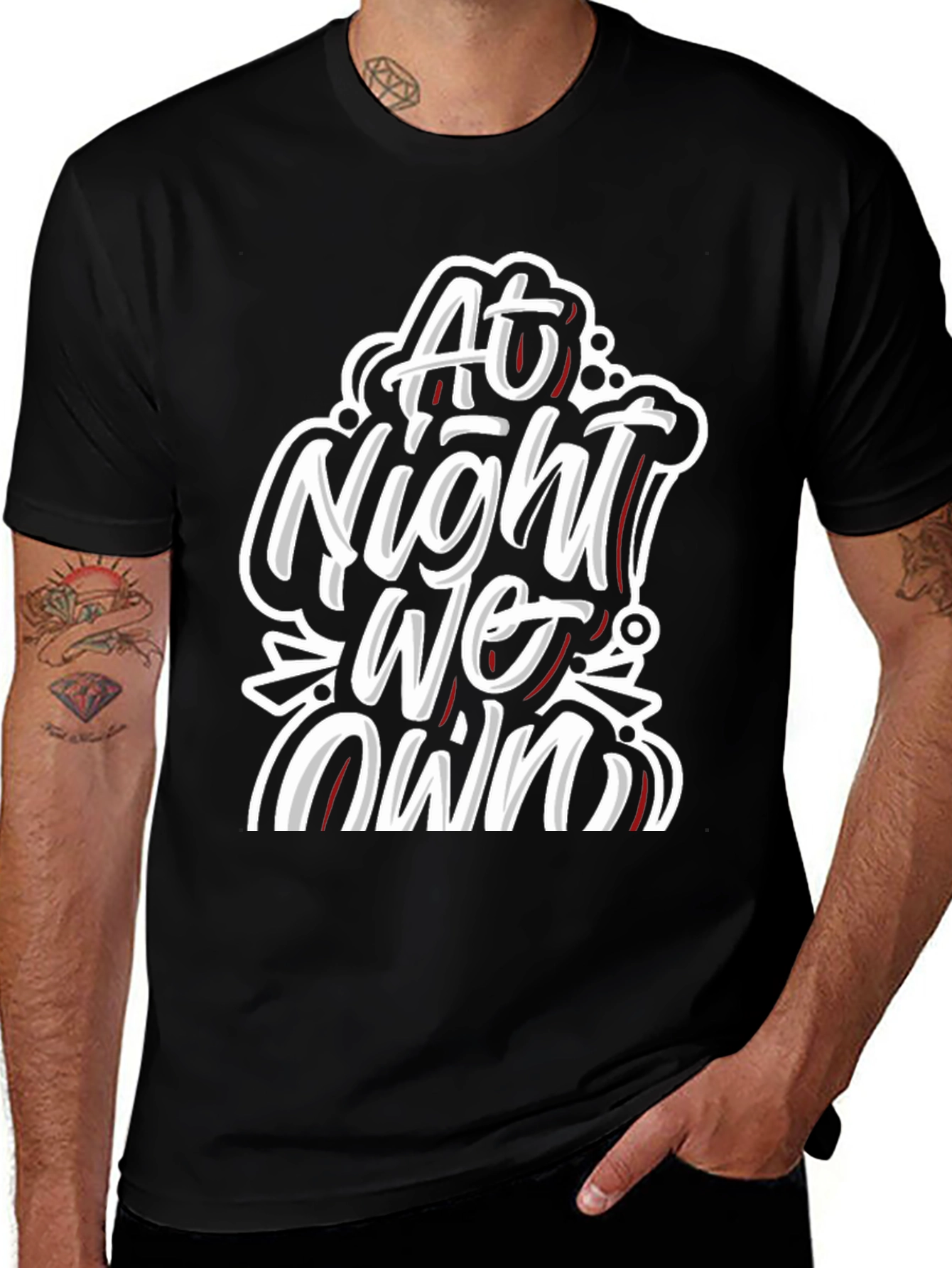 At Night We Own Graphic Tee