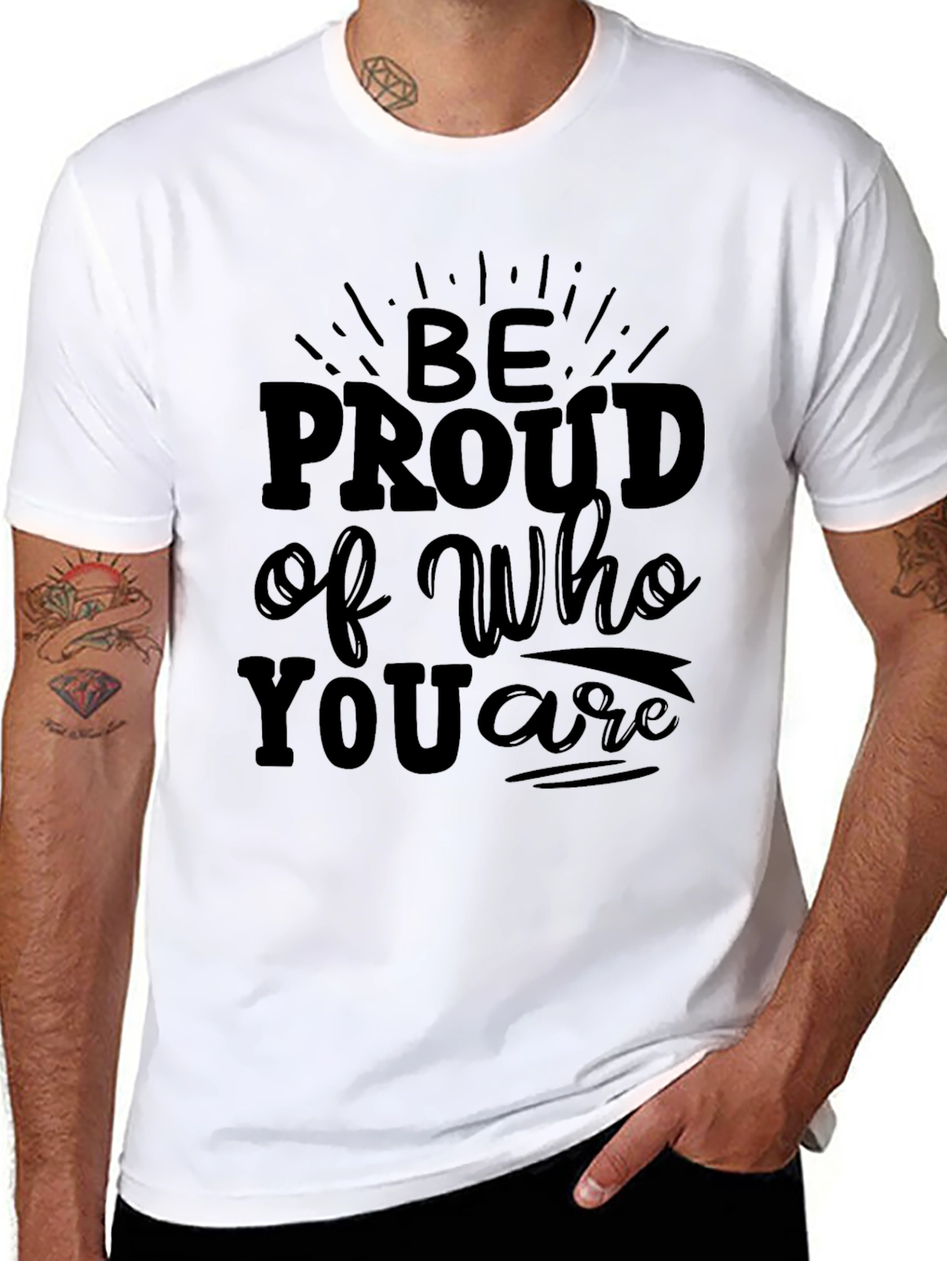 Be Proud Graphic T-Shirt - Soft Cotton Blend