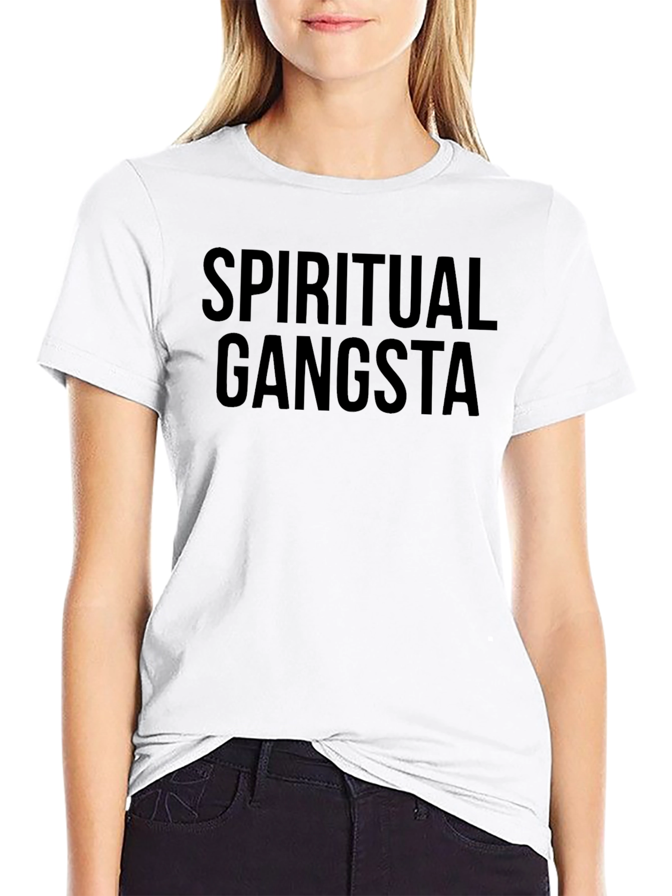 Spiritual Gangsta Black T-Shirt
