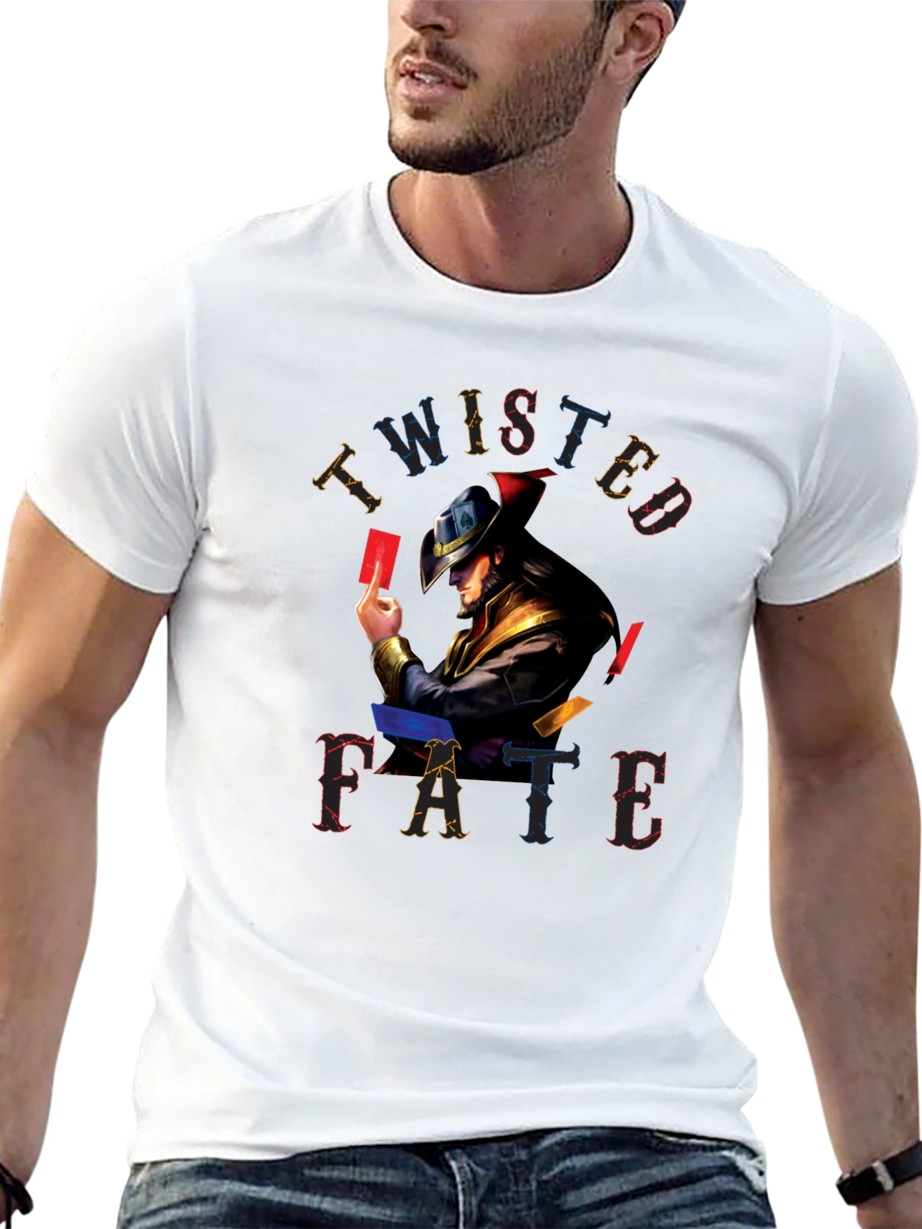 Twisted Fate Graphic T-Shirt - League of Legends Inspired