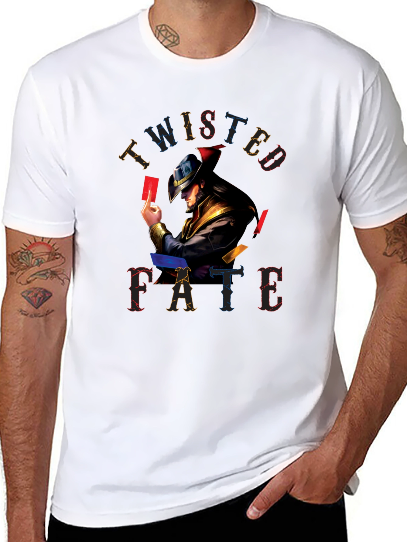 Twisted Fate Graphic T-Shirt - League of Legends Inspired