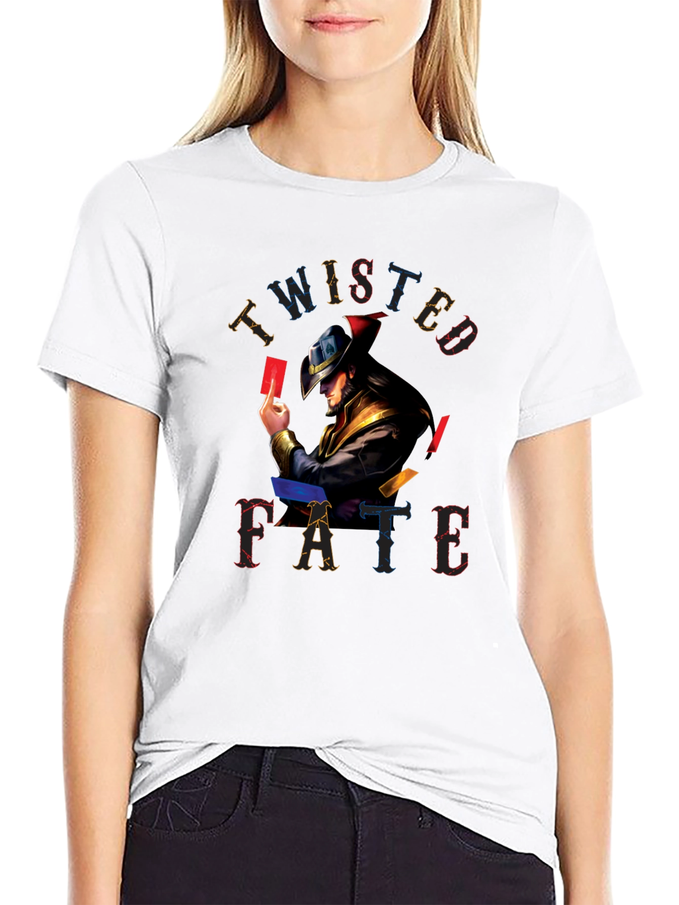 Twisted Fate Graphic T-Shirt - League of Legends Inspired