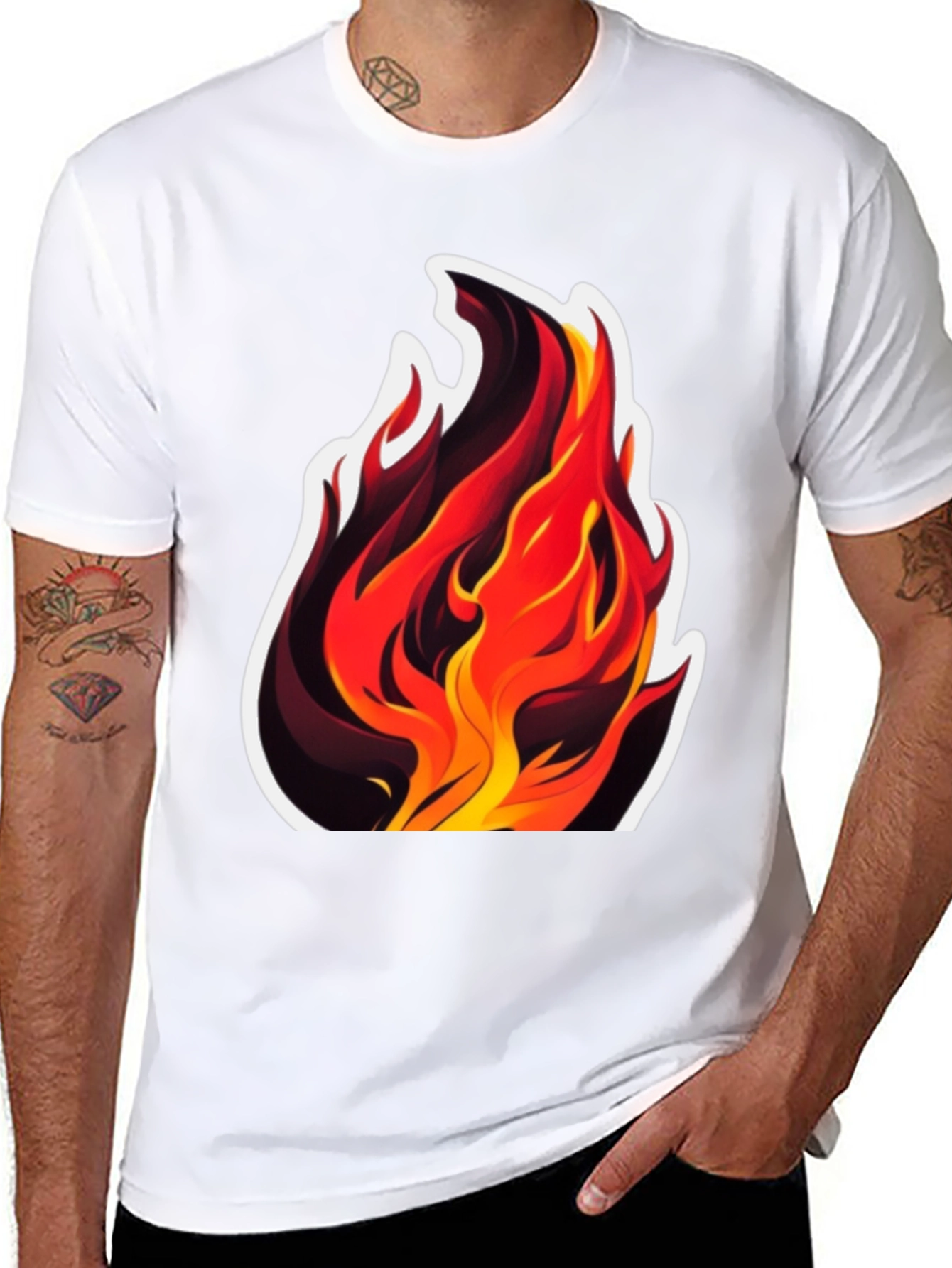 Flaming Hot T-Shirt - Bold Graphic Tee