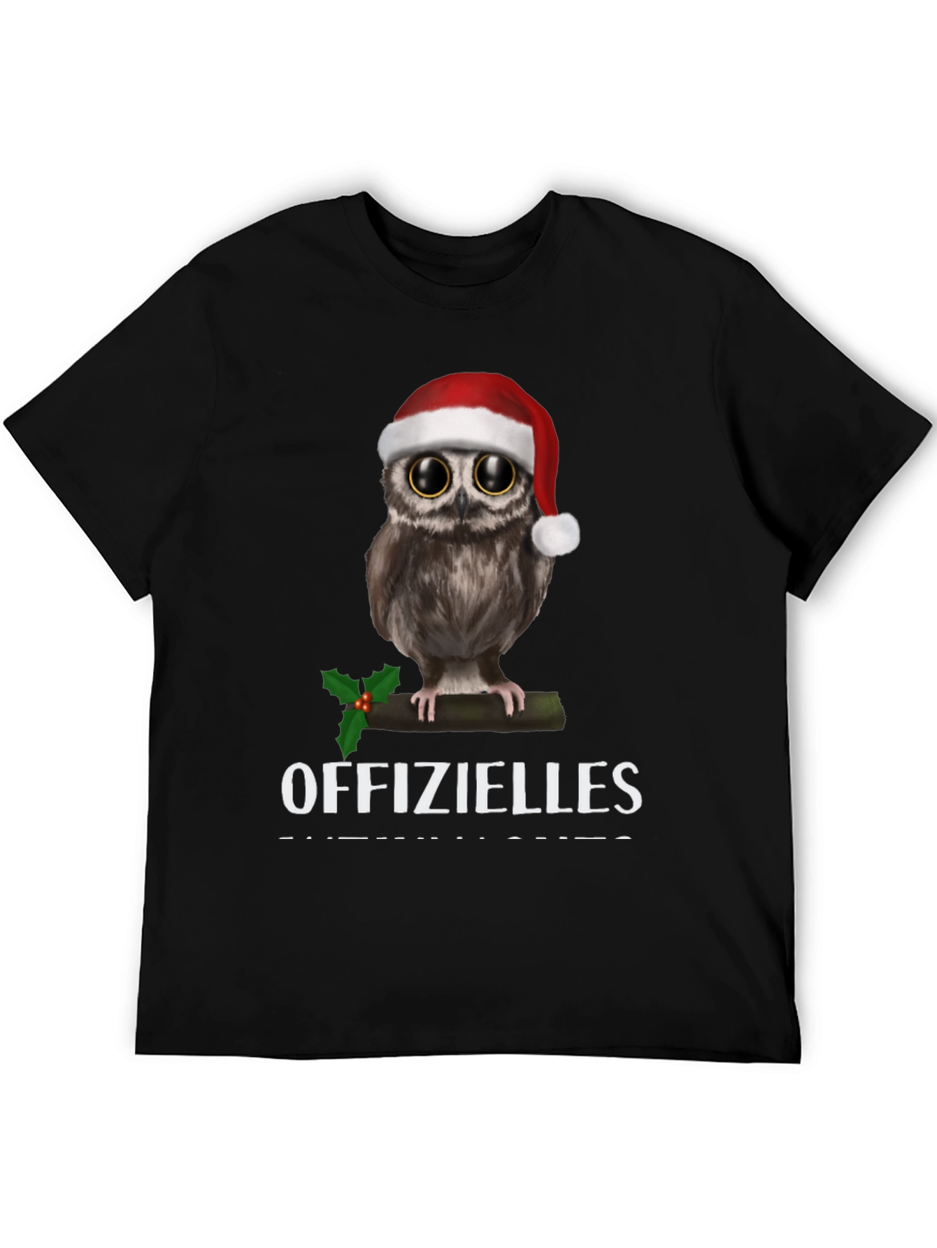 Festive Owl T-Shirt: Offizielles Christmas Cheer!