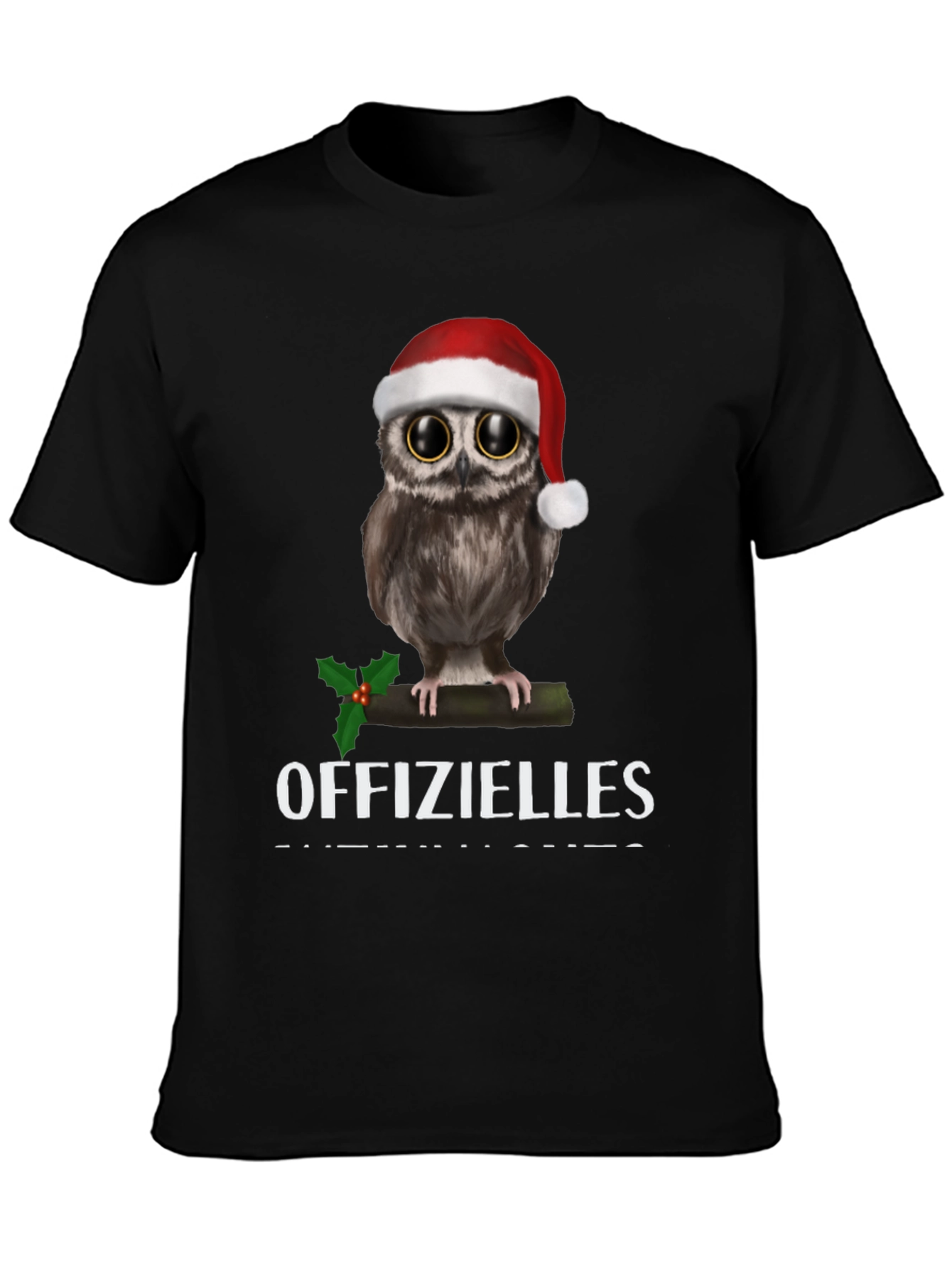 Festive Owl T-Shirt: Offizielles Christmas Cheer!