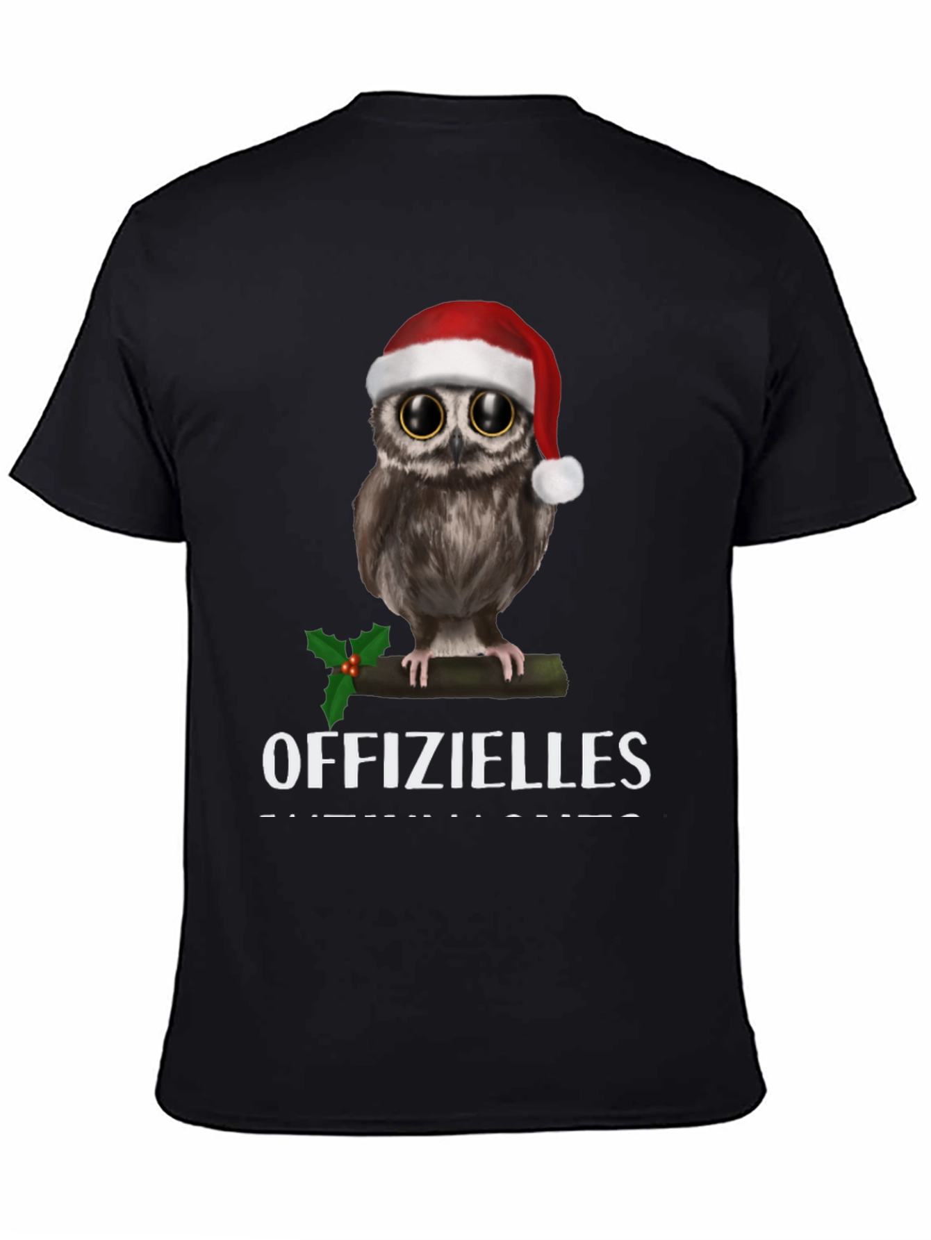 Festive Owl T-Shirt: Offizielles Christmas Cheer!