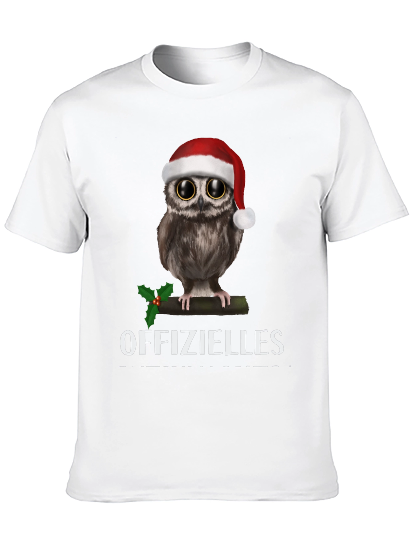 Festive Owl T-Shirt: Offizielles Christmas Cheer!