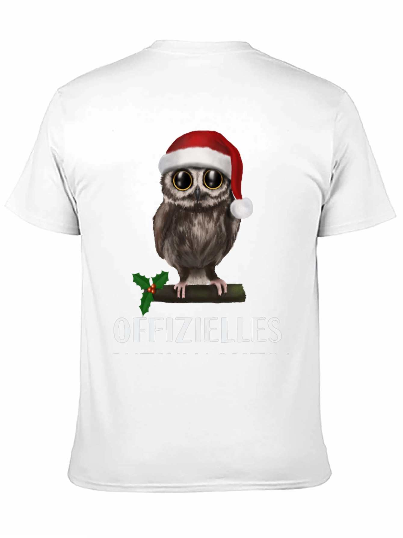 Festive Owl T-Shirt: Offizielles Christmas Cheer!