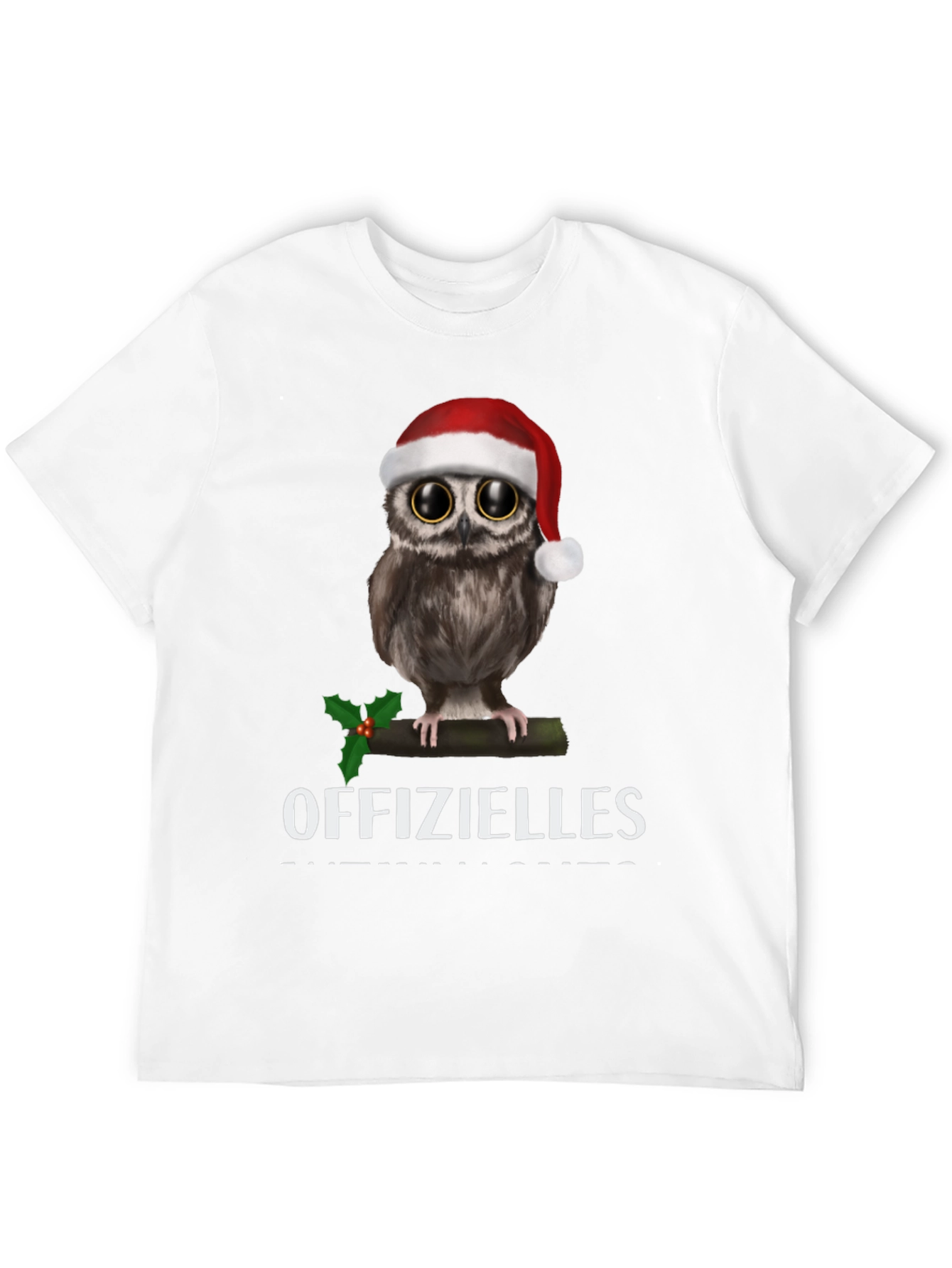 Festive Owl T-Shirt: Offizielles Christmas Cheer!