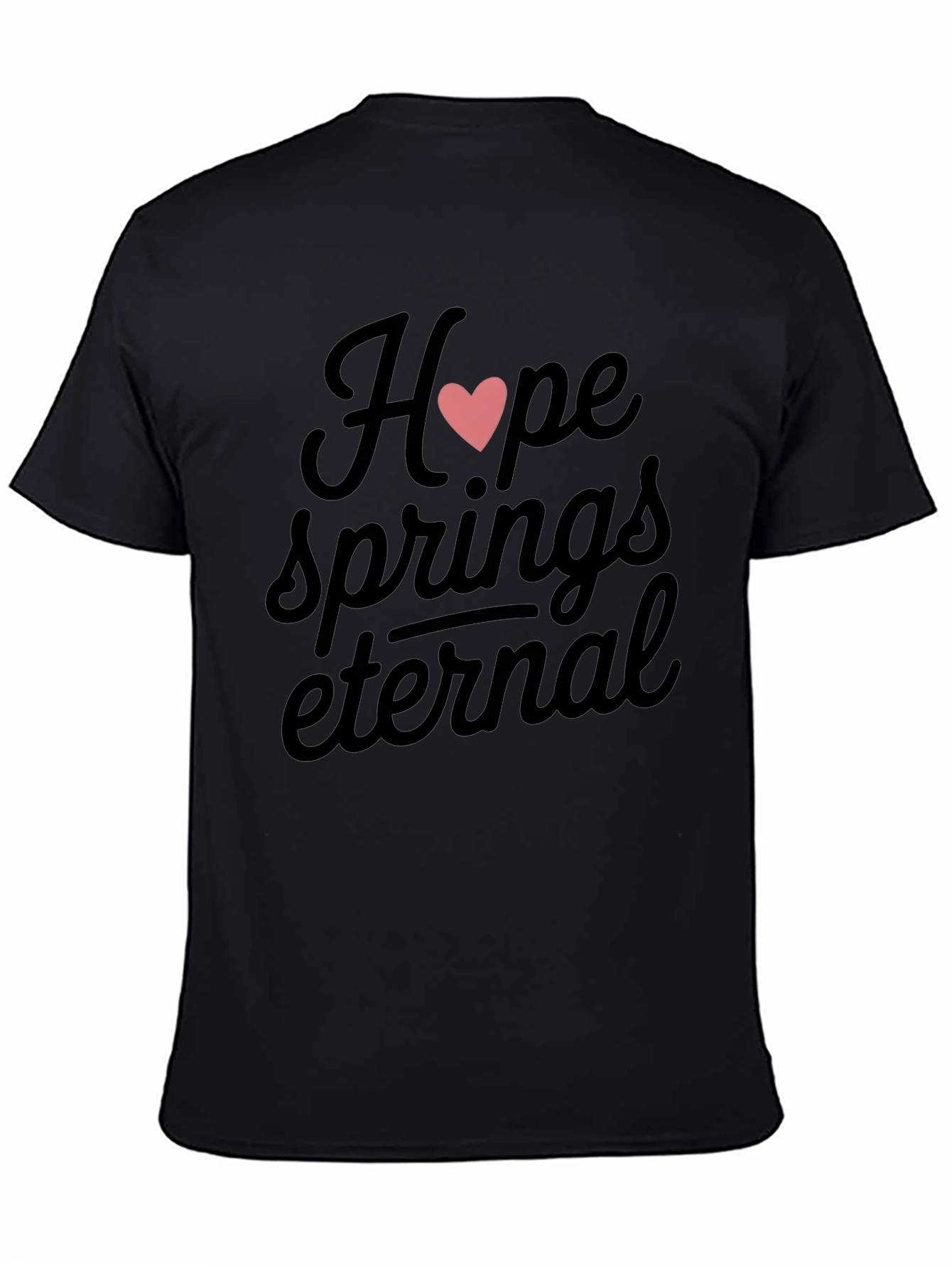 Hope Springs Eternal Graphic Tee - Black