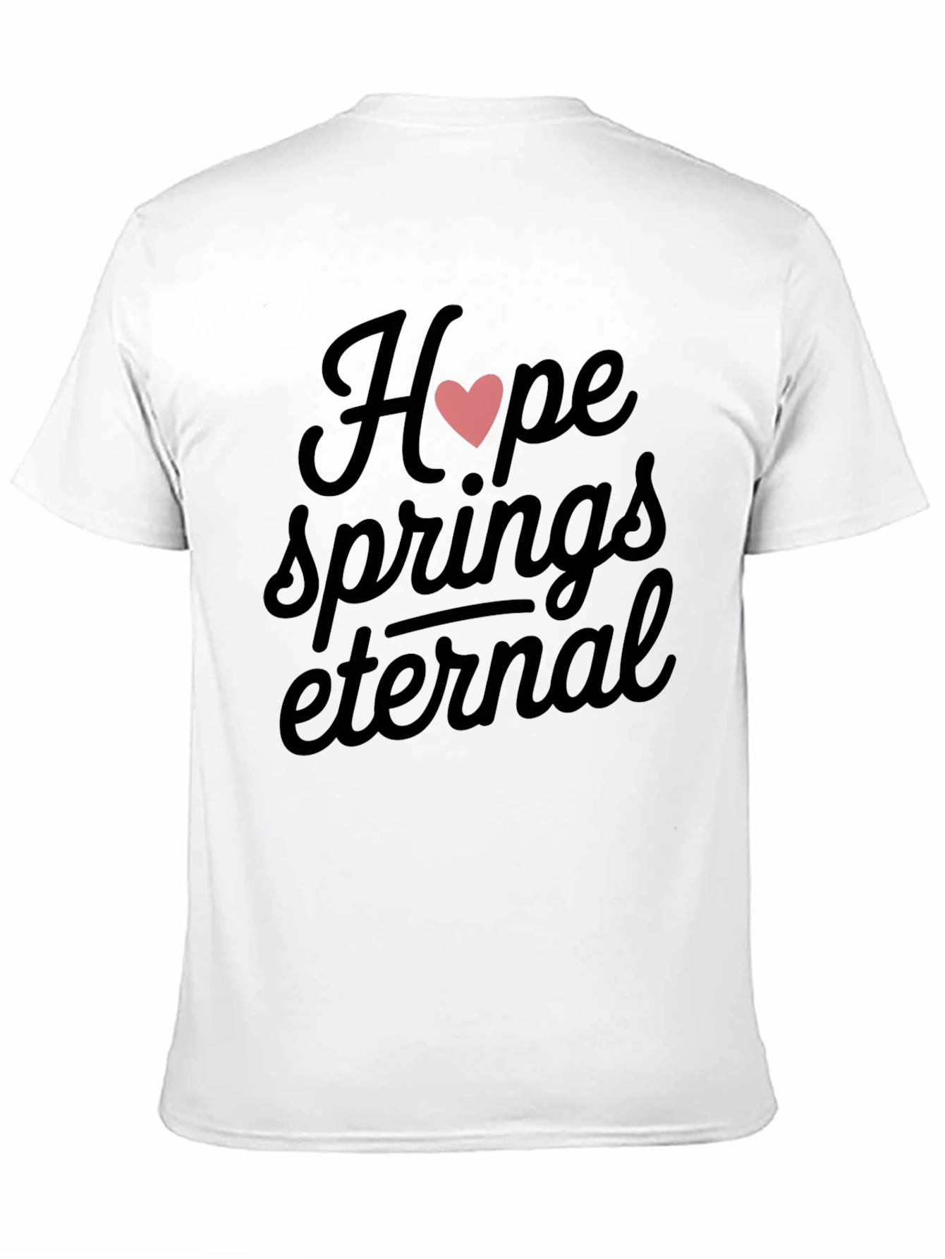 Hope Springs Eternal Graphic Tee - Black