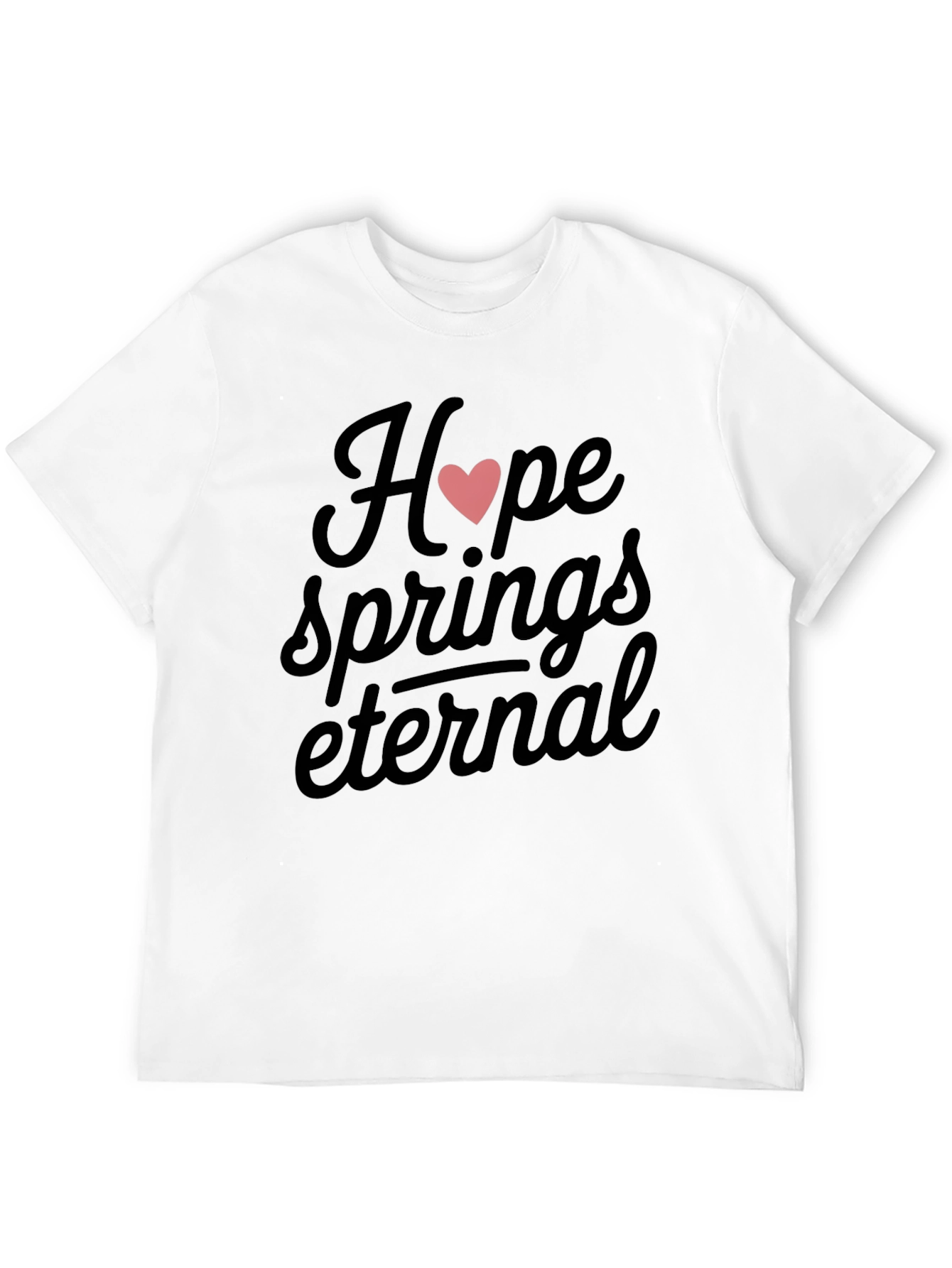Hope Springs Eternal Graphic Tee - Black