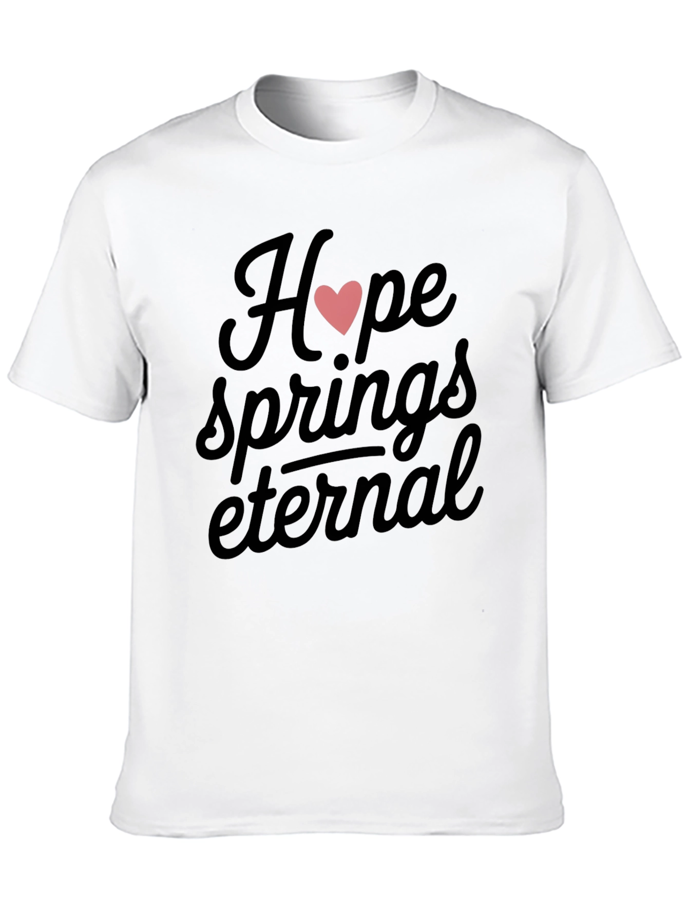Hope Springs Eternal Graphic Tee - Black