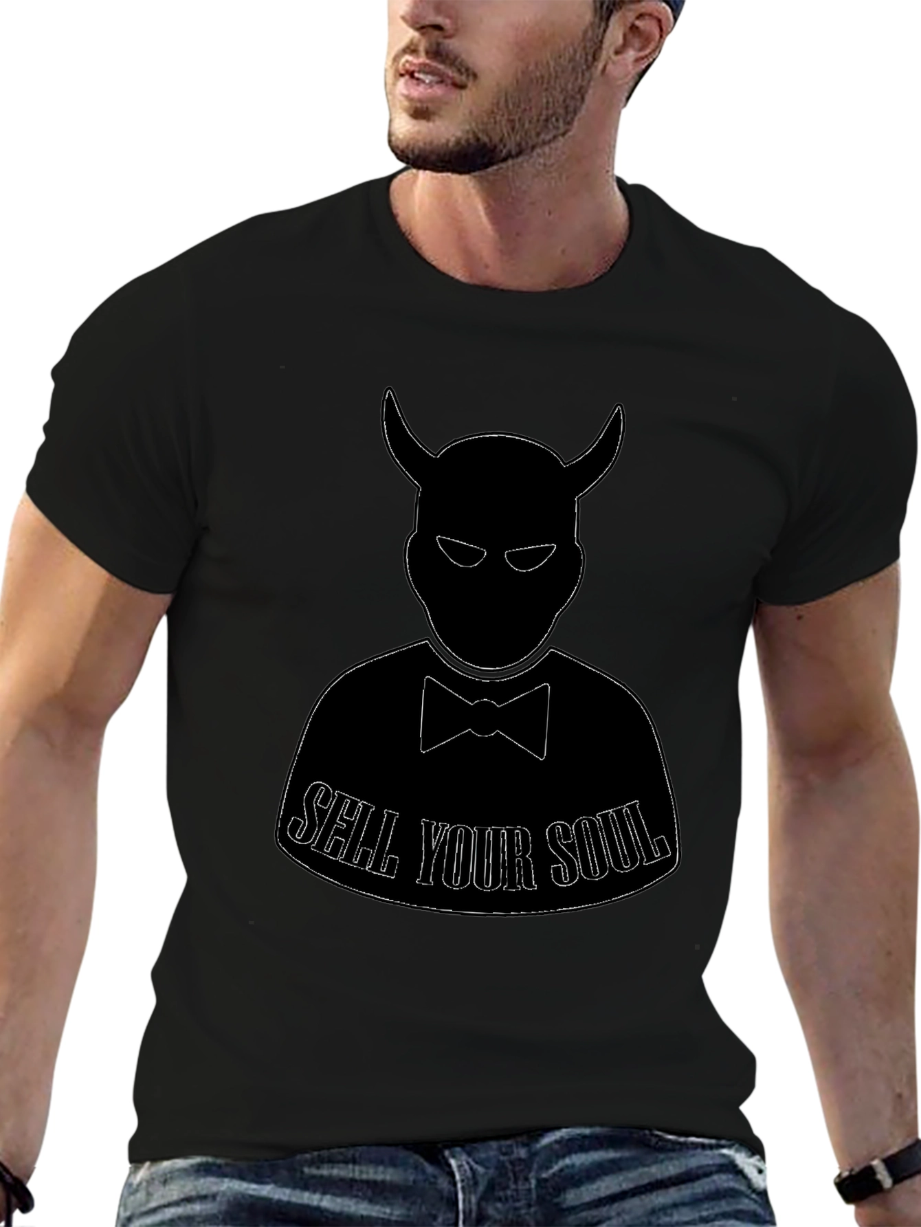 Sell Your Soul Devil Graphic T-Shirt
