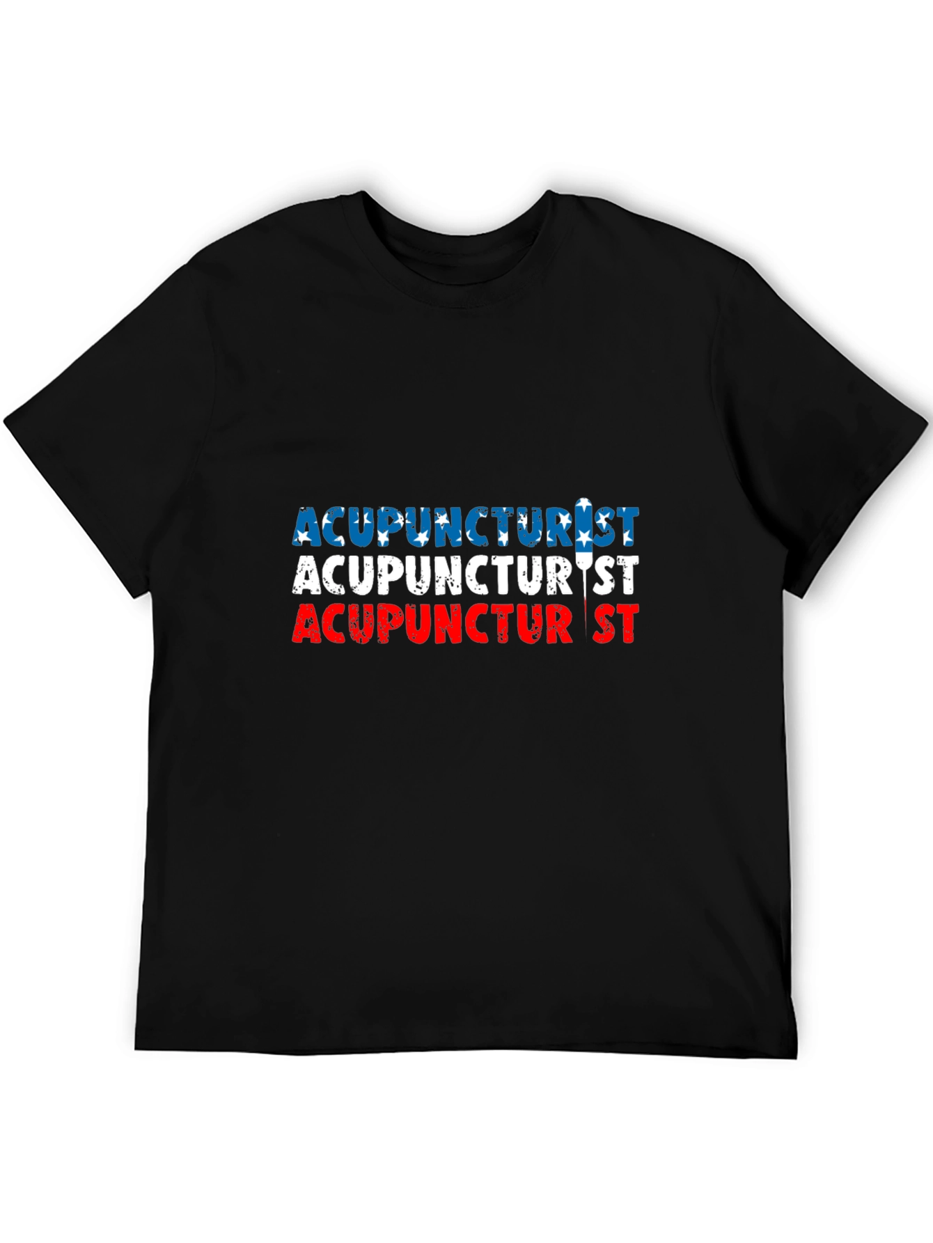 Acupuncturist American Flag T-Shirt