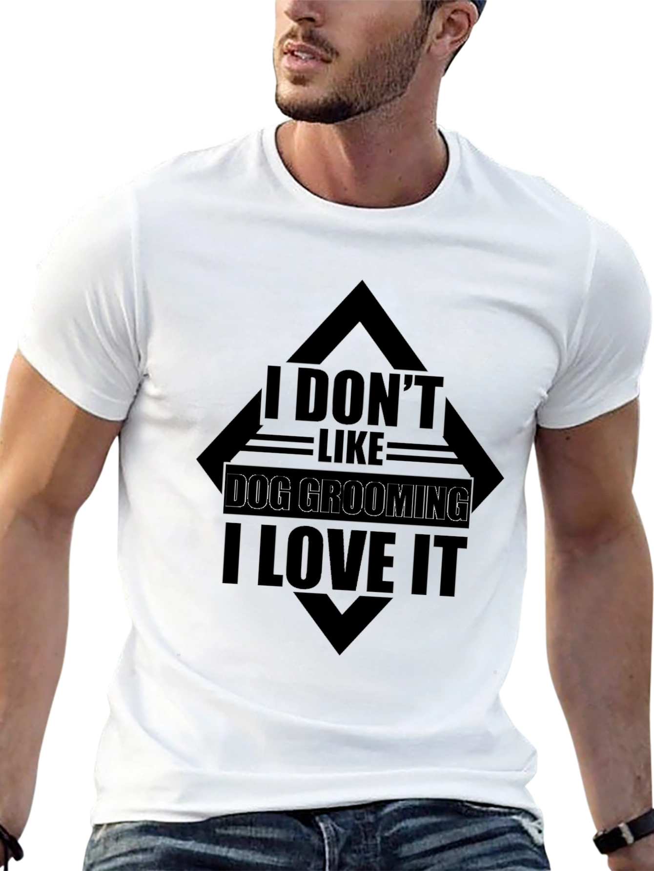 Dog Grooming Lover T-Shirt - Unisex Black Tee